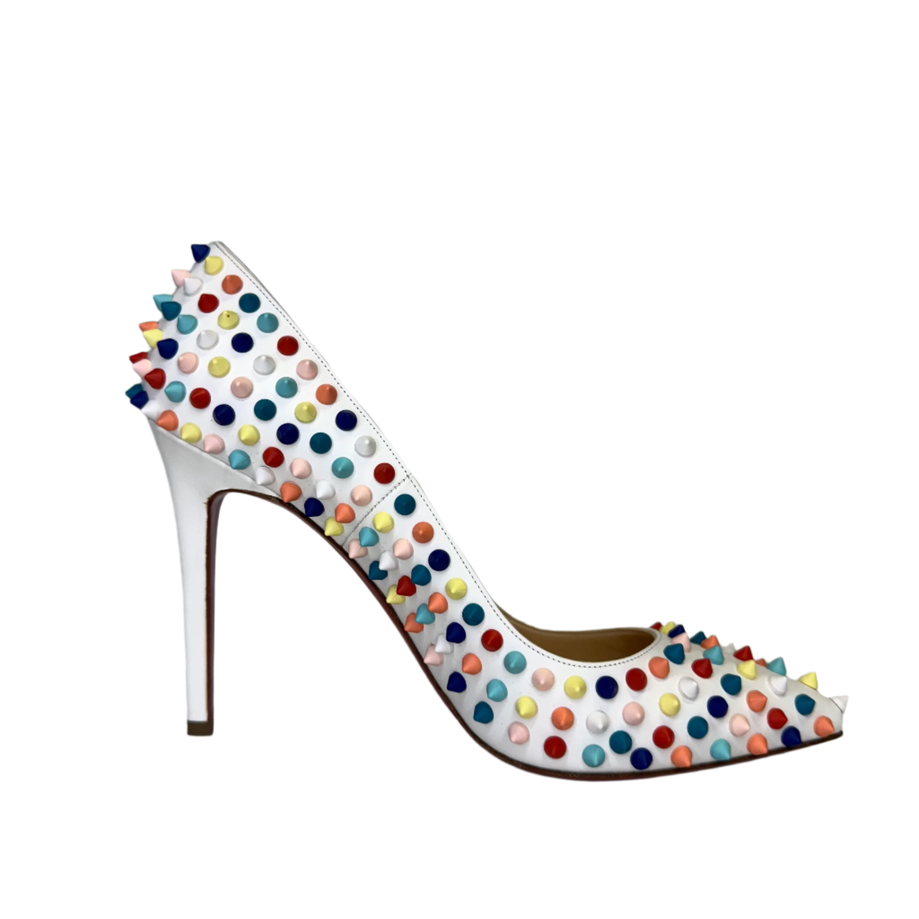 Christian Louboutin Gomme Pigalle Spikes 120 Pumps Multicoloured 39.5
