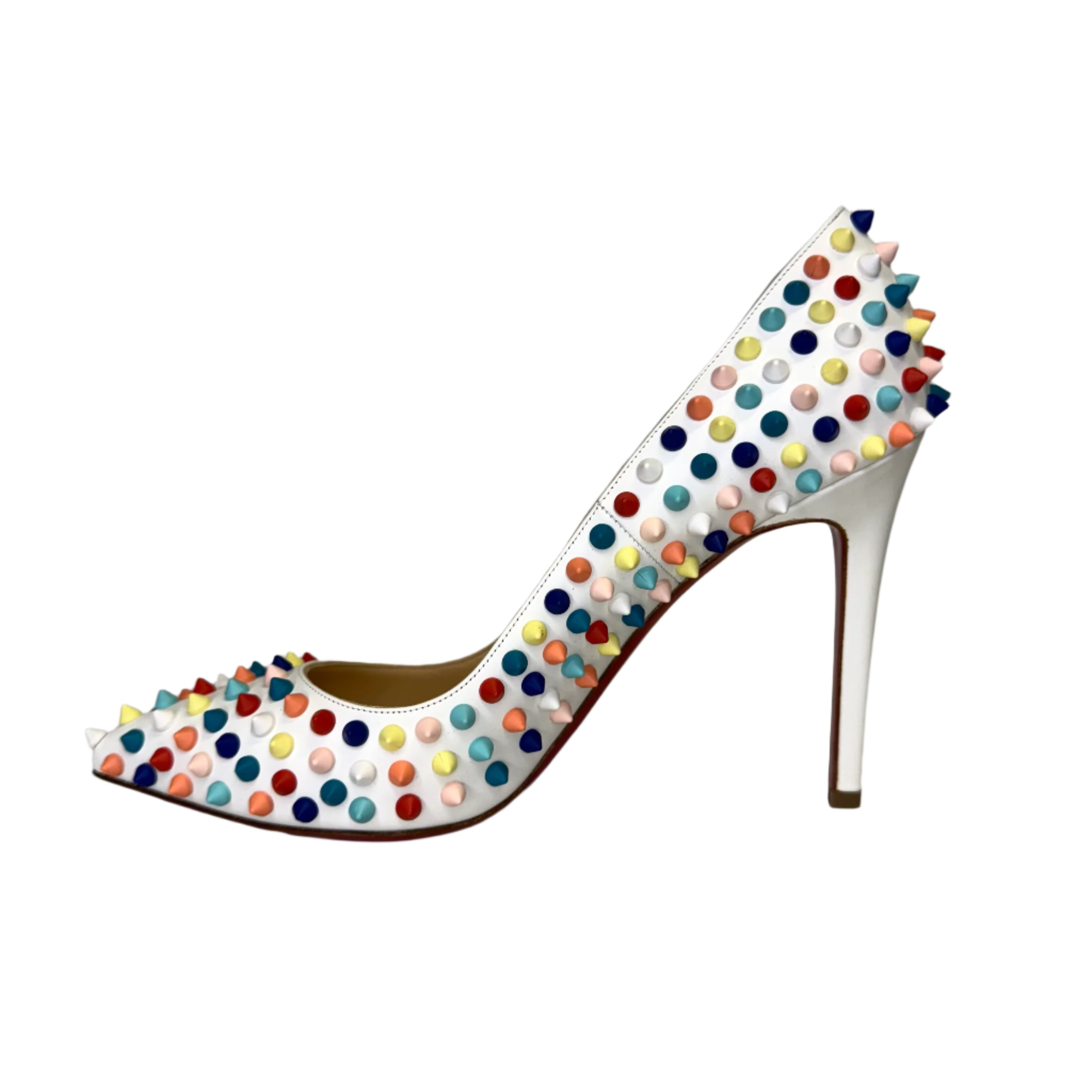 Christian Louboutin Gomme Pigalle Spikes 120 Pumps Multicoloured 39.5