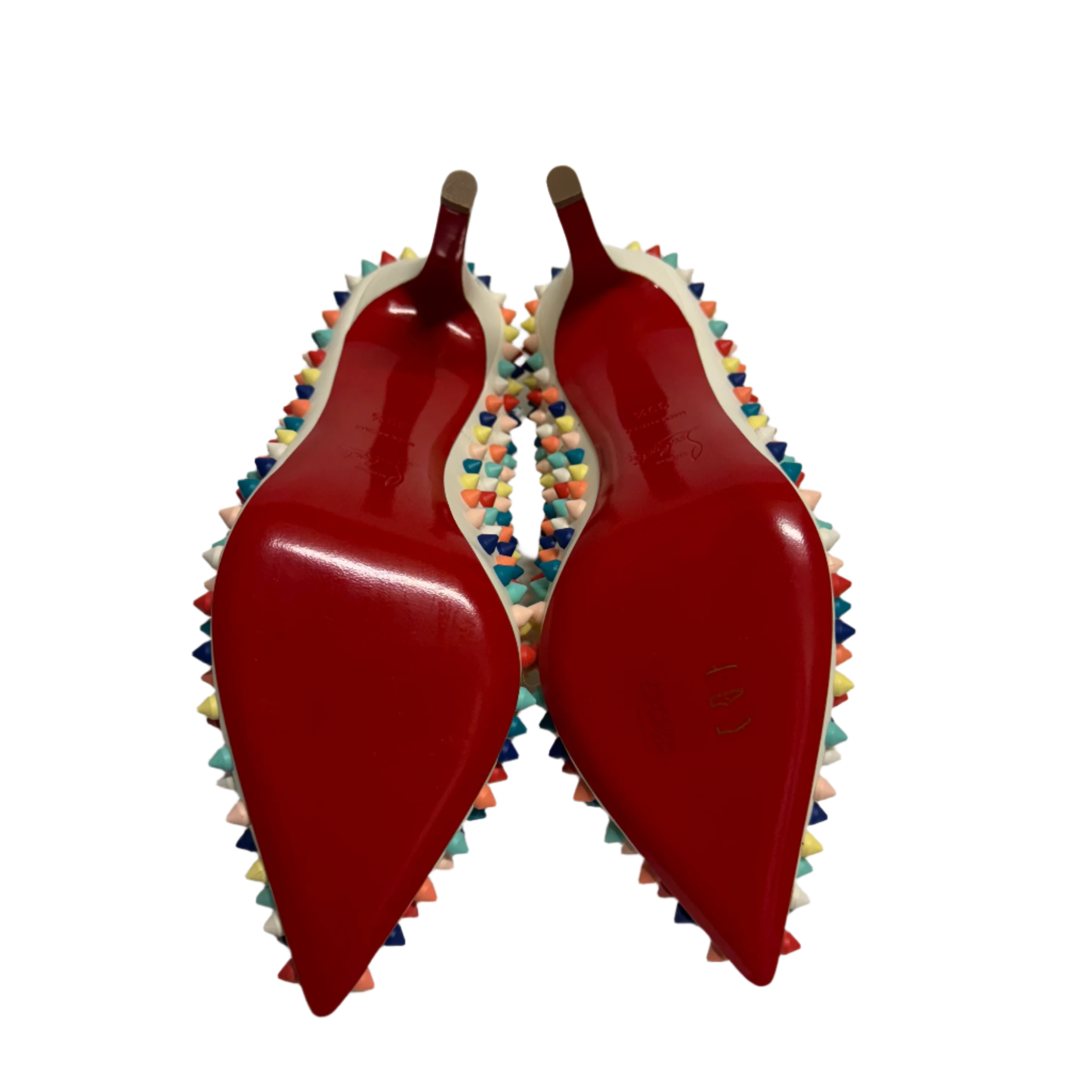 Christian Louboutin Gomme Pigalle Spikes 120 Pumps Multicoloured 39.5