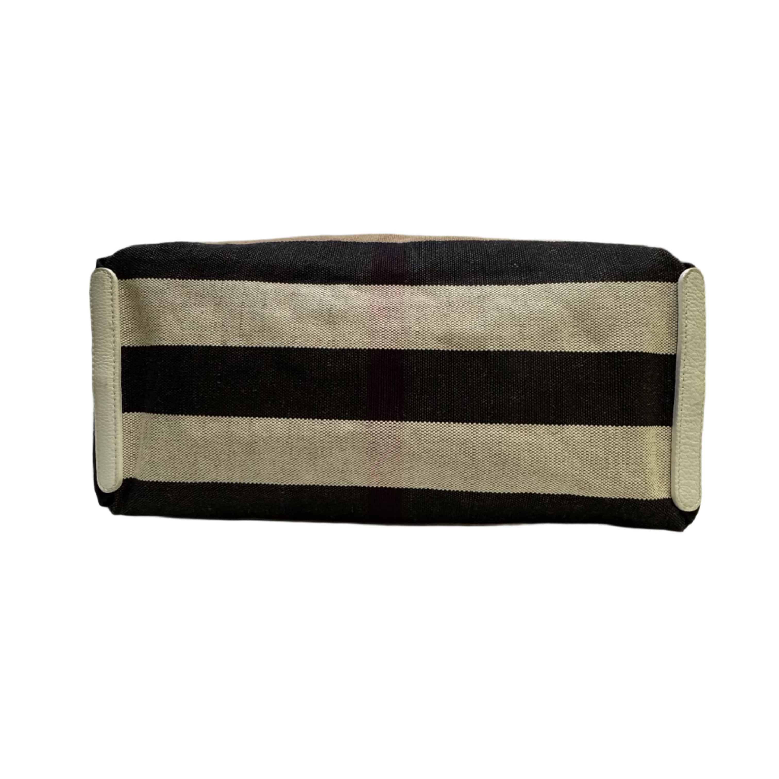 Burberry Canvas House Check Union Jack Sketchbook Reversible Doodle Tote