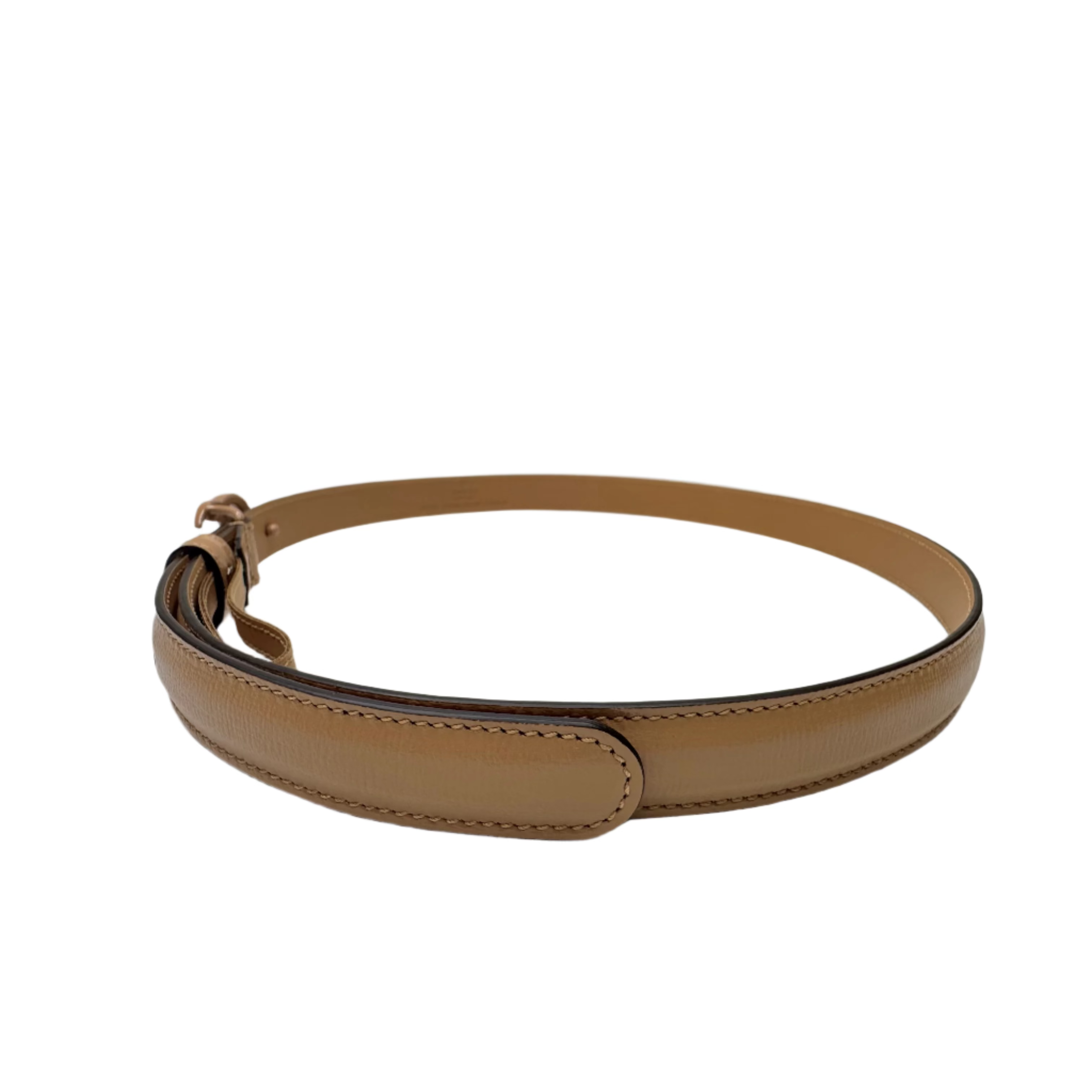 Gucci GG Marmont Monochrome Belt Leather with Enamel Thin