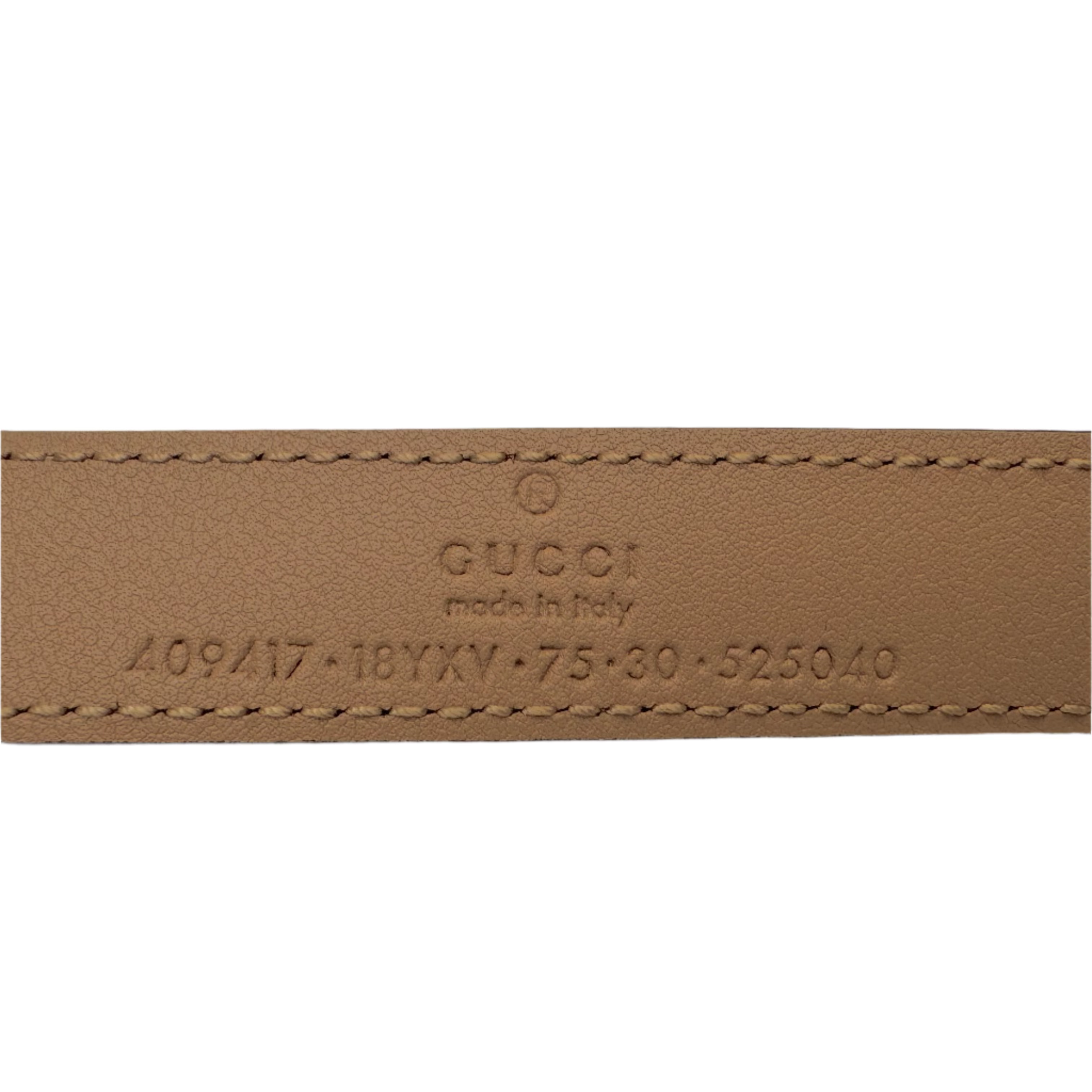 Gucci GG Marmont Monochrome Belt Leather with Enamel Thin
