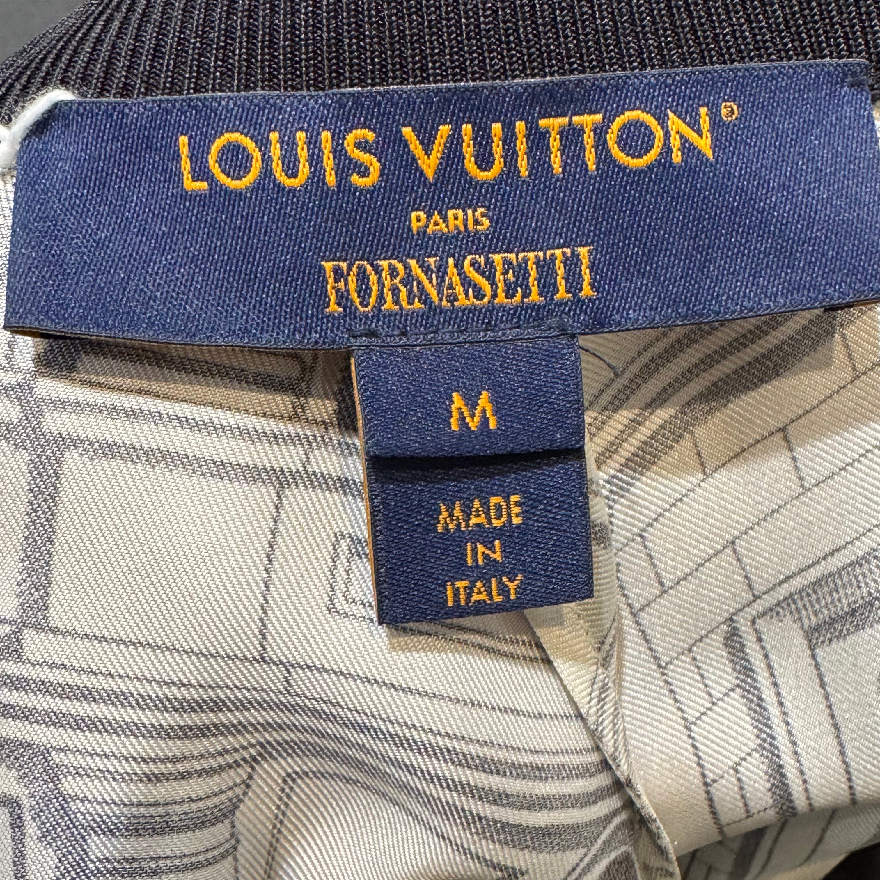 Louis Vuitton Fornasetti Collection Architecture Cropped Blouse Medium