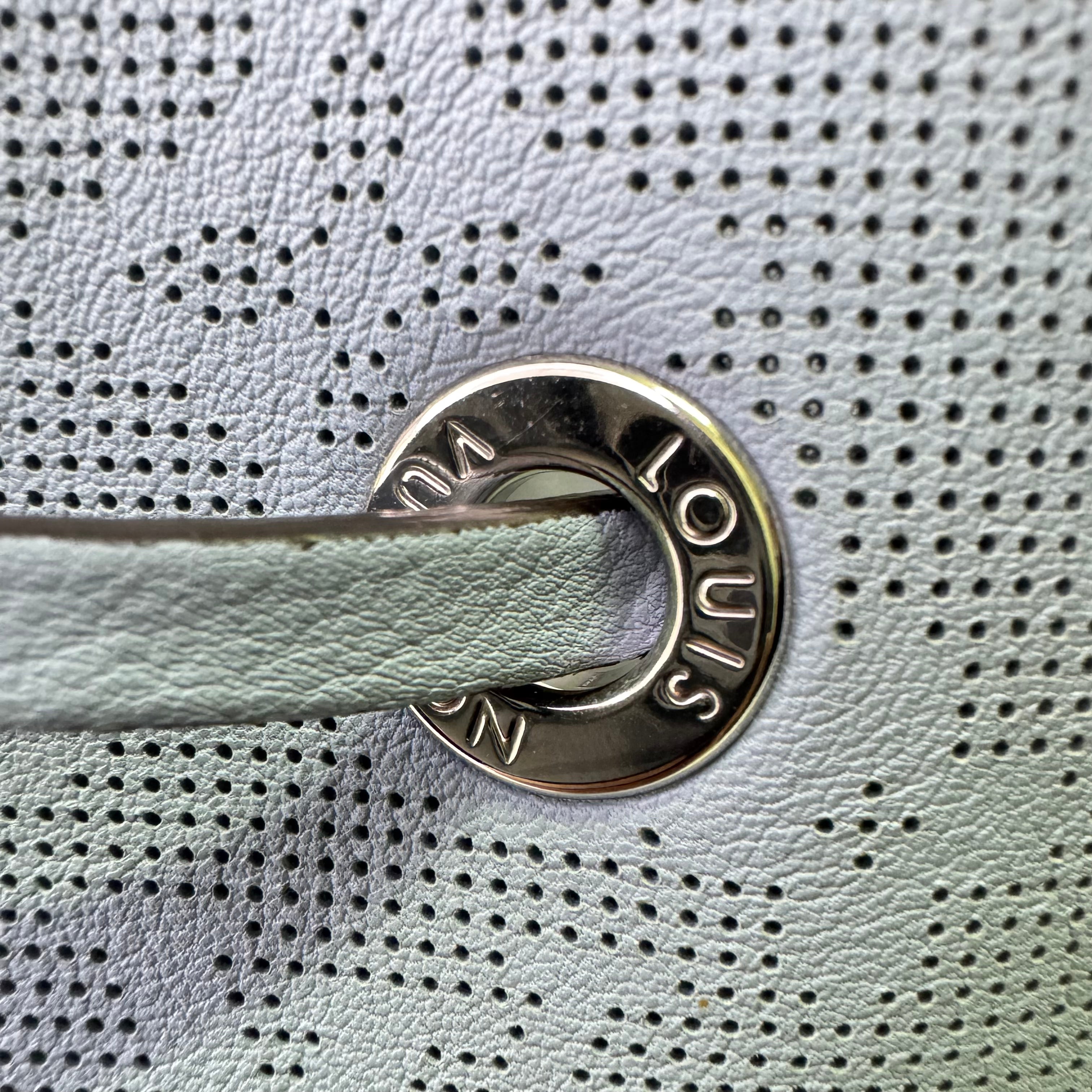 Louis Vuitton Bella Mahina Bag Leather Olympe Blue