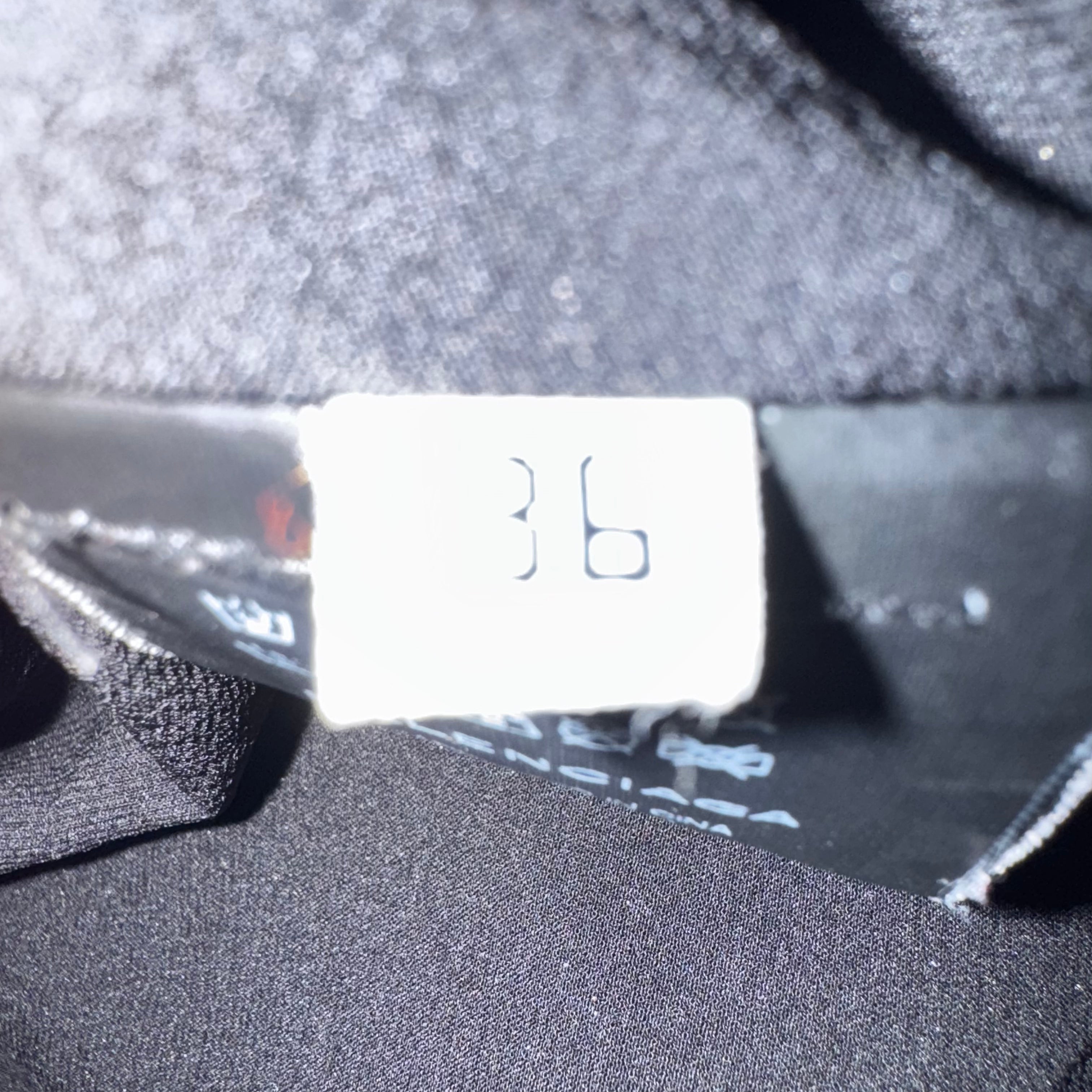 Balenciaga Dress Silk Black 36