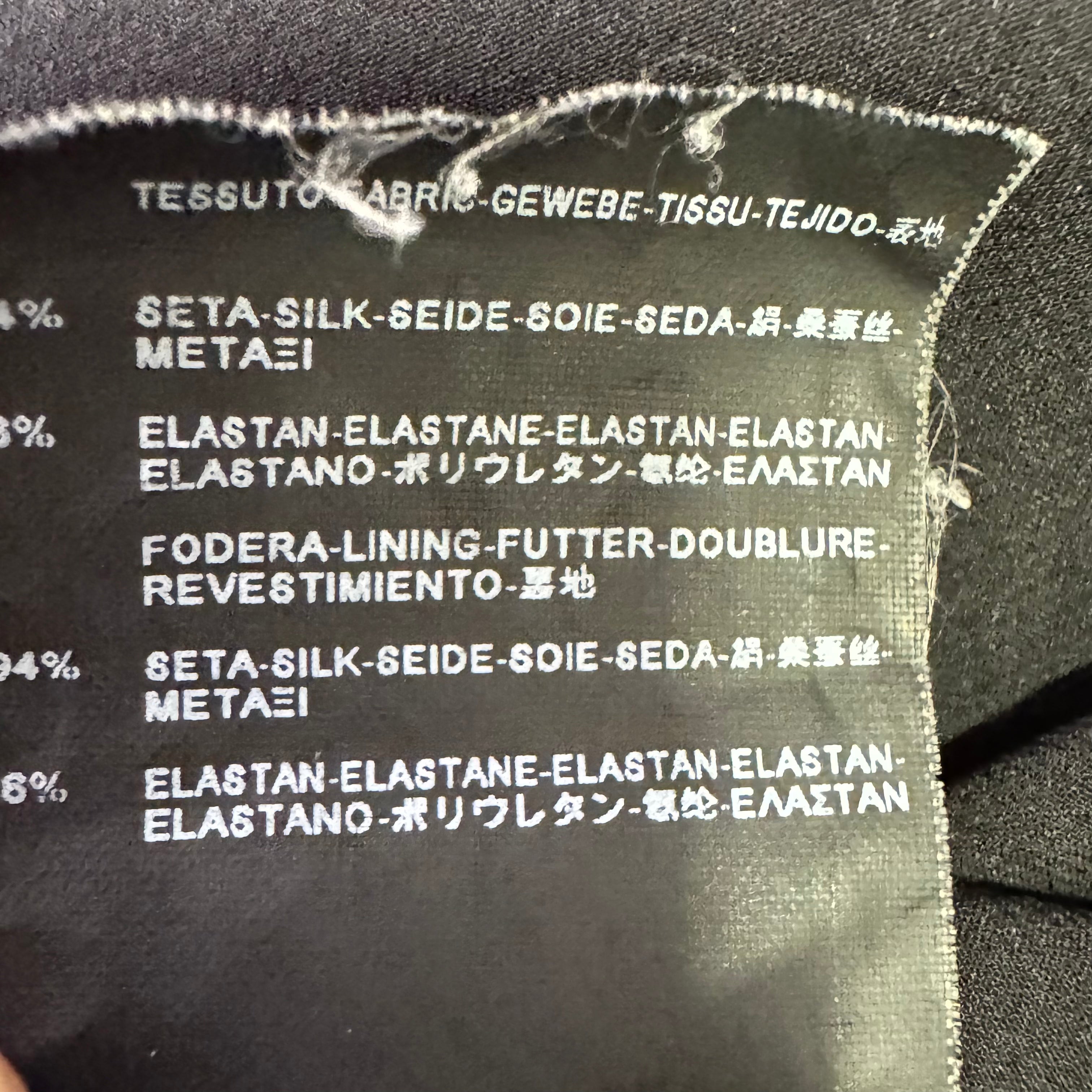Balenciaga Dress Silk Black 36