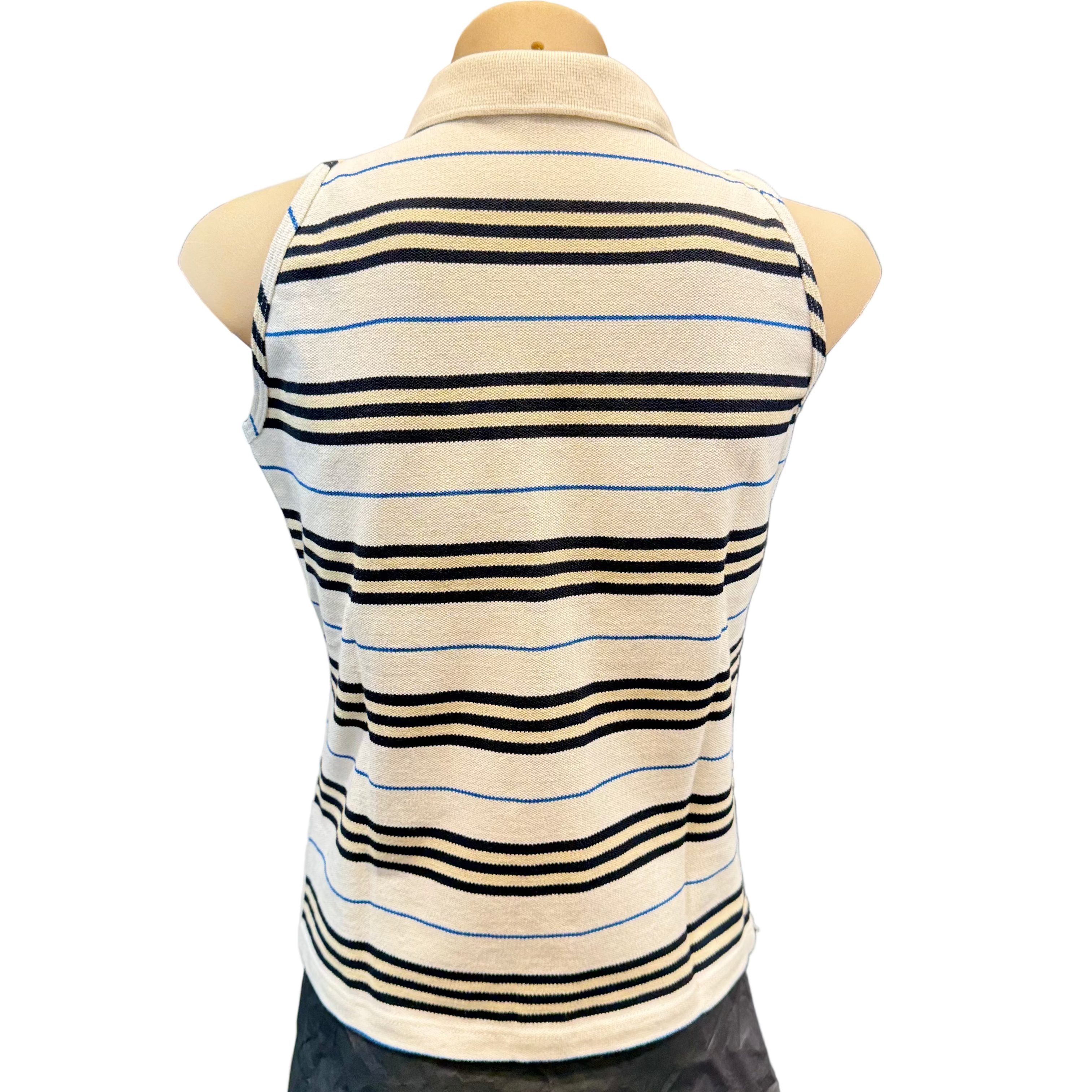 Burberry Blue Label Striped Polo Tank Top Small