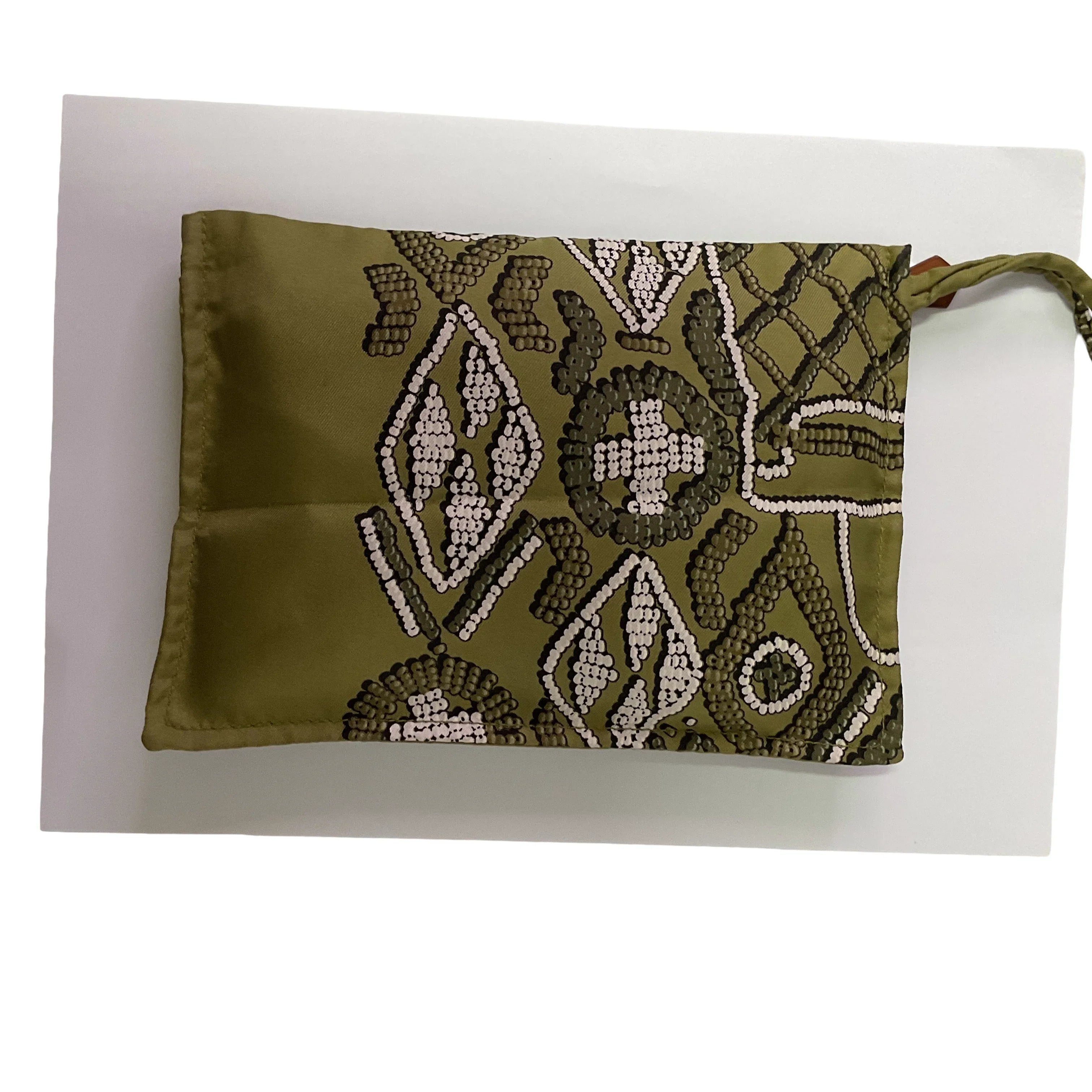 Hermés Silk City Crossbody Bag Green - Lost Designer