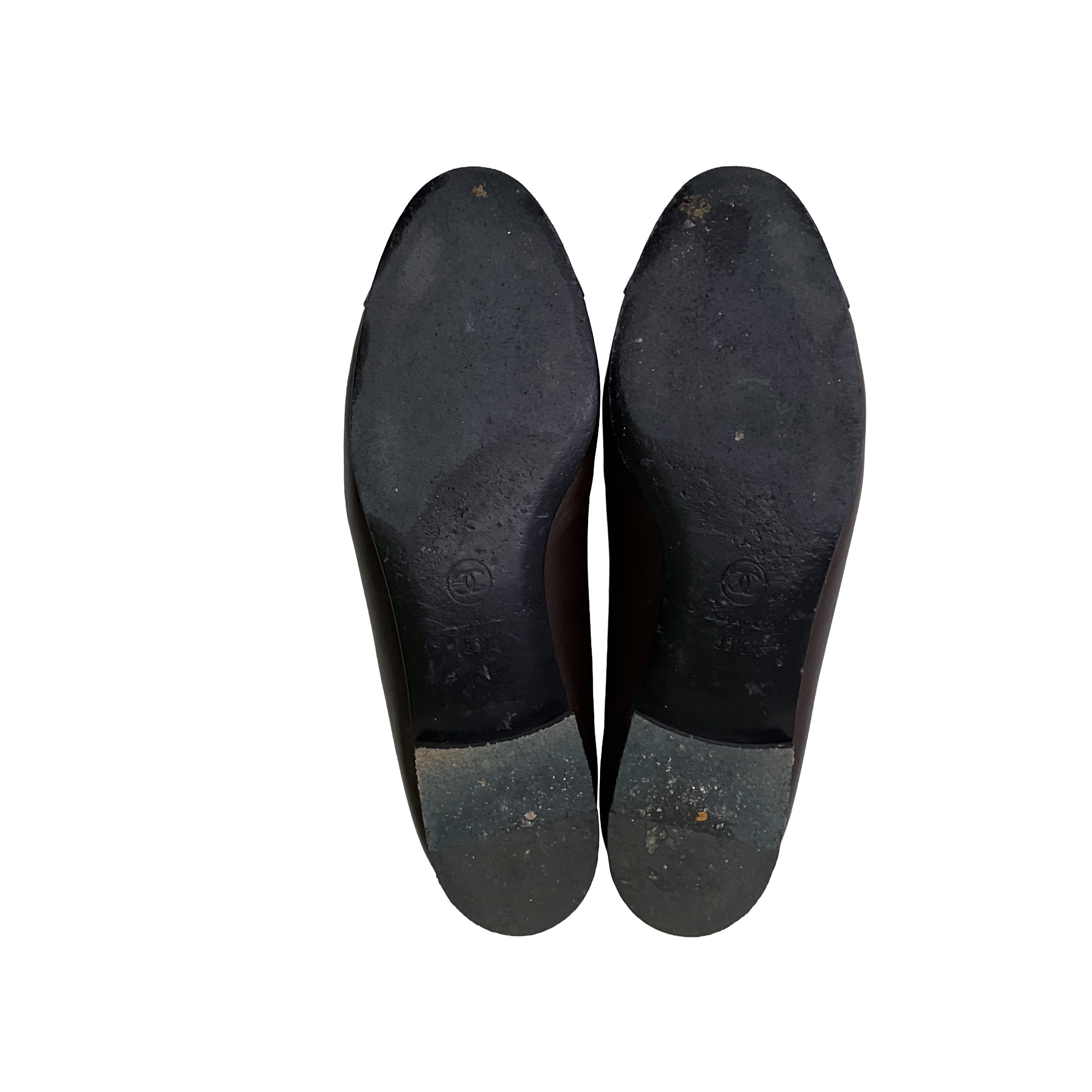 Chanel Brown Ballerina Flats Ballet size 38.5