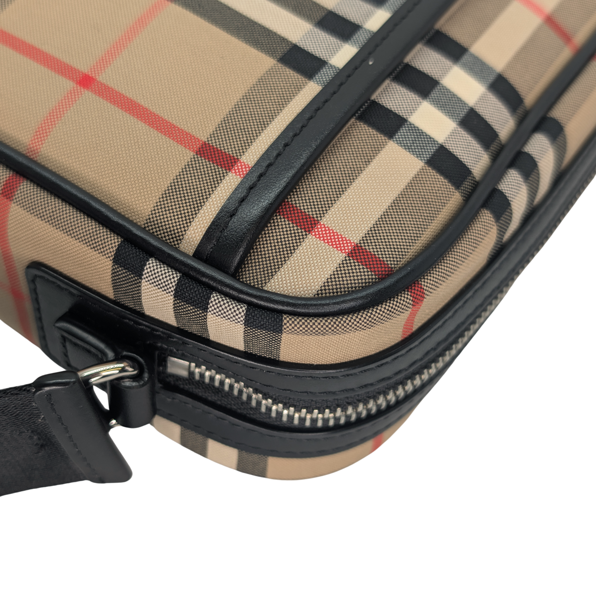 Burberry Vintage Check Crossbody Bag Beige