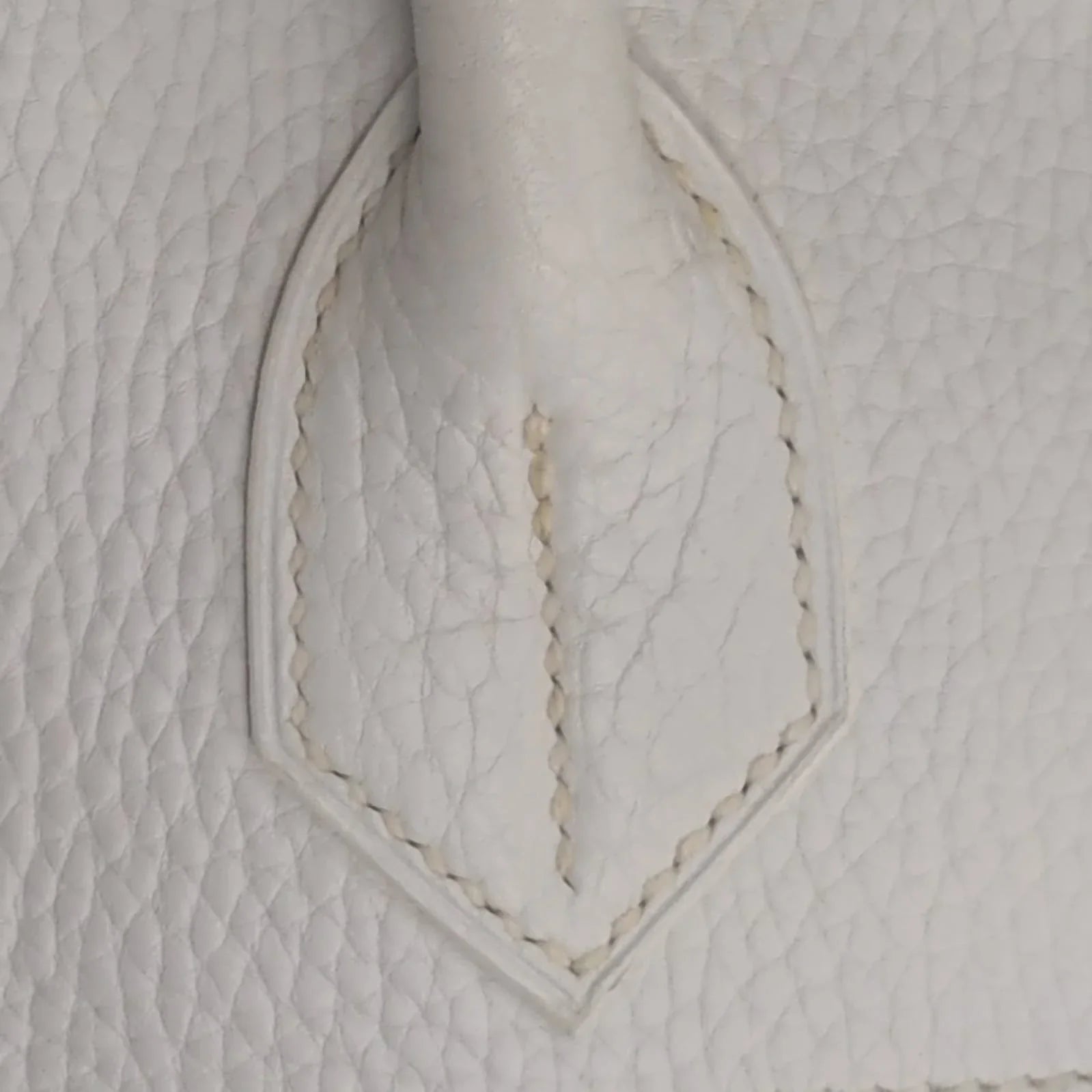 Hermès Birkin Shoulder 42 White Etoupe Clemence Palladium Hardware □J Stamp - Lost Designer