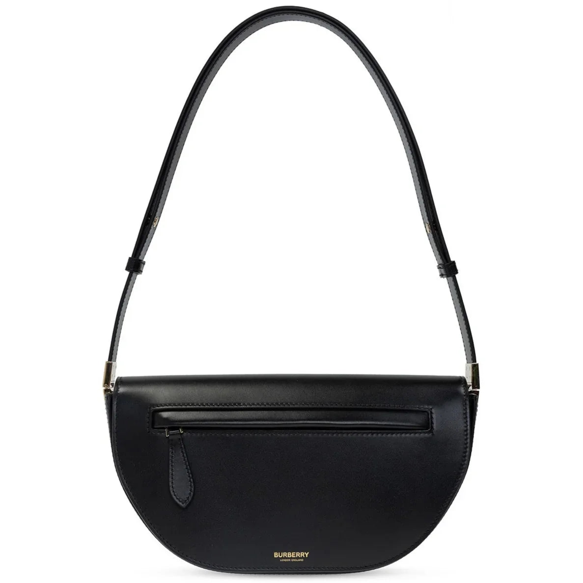 Burberry Small Olympia Handbag Leather Black - Lost Designer