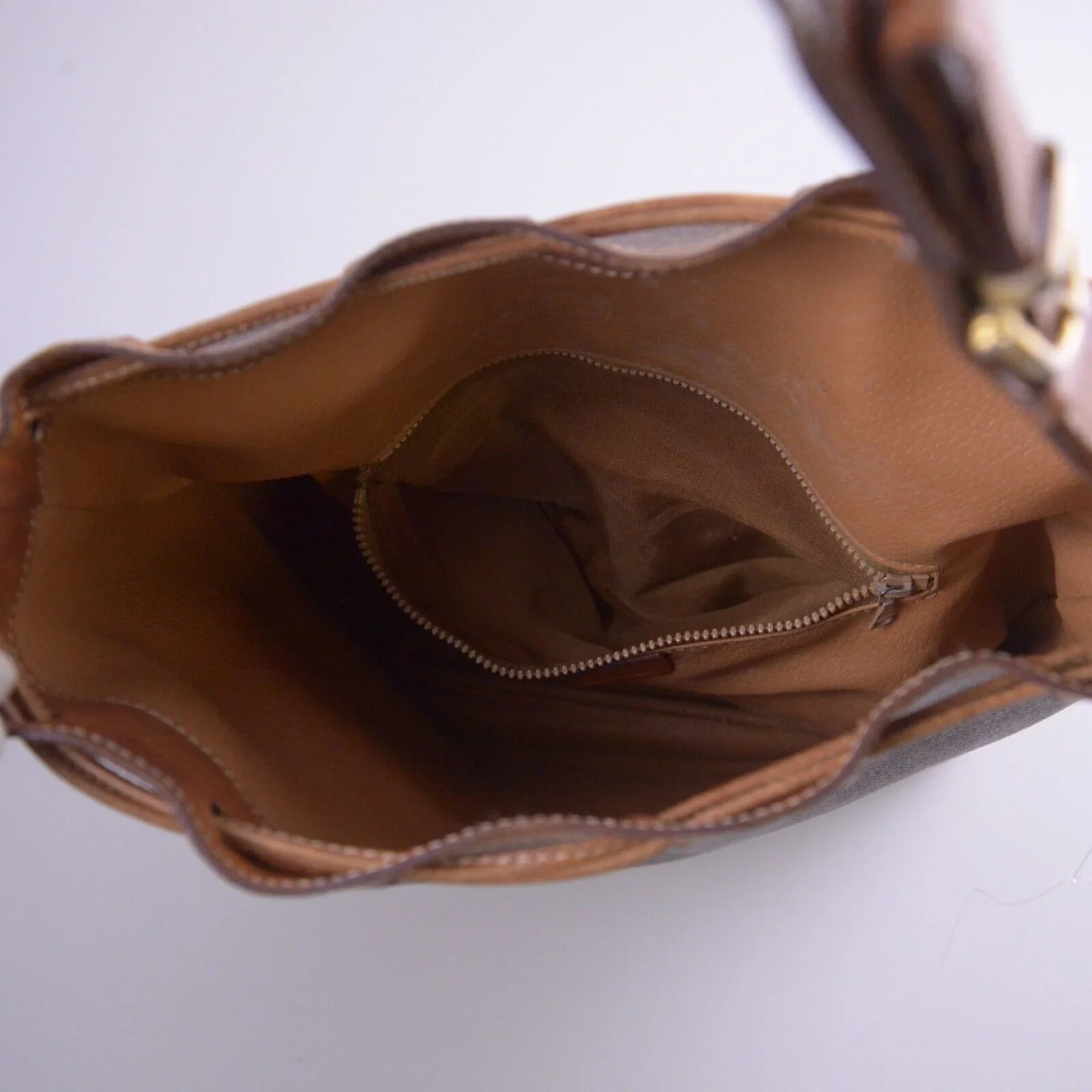 Celine Macadam Monogram Drawstring Bucket Bag