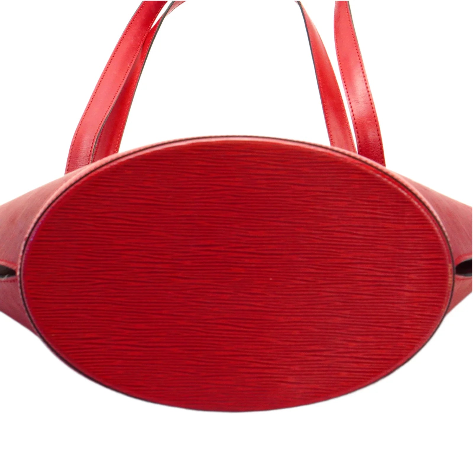 Louis Vuitton Saint Jacques Epi Leather Shoulder Bag Red