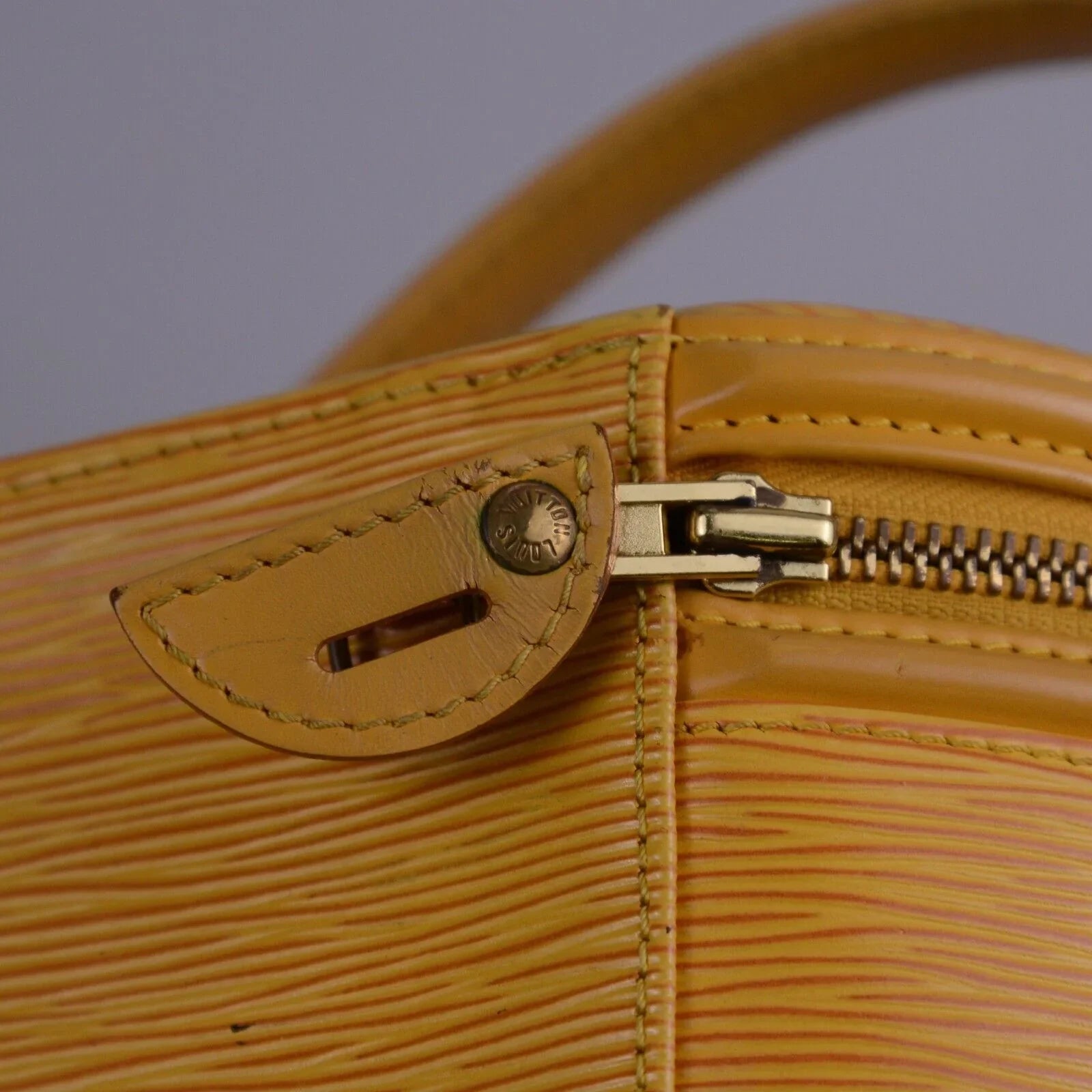 Louis Vuitton Epi Leather Cannes Vanity Bag, Yellow