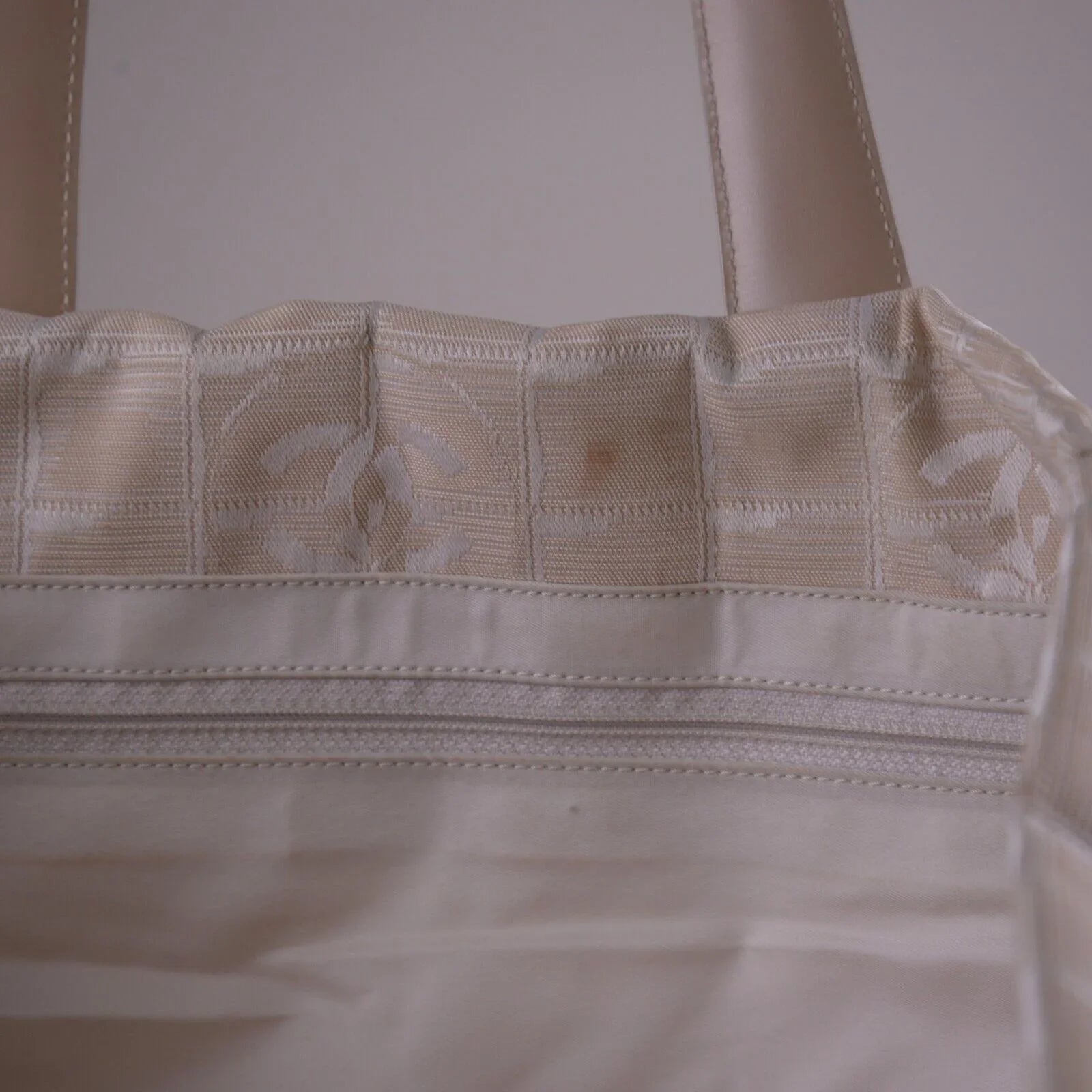 Chanel Travel Line Tote Bag Beige