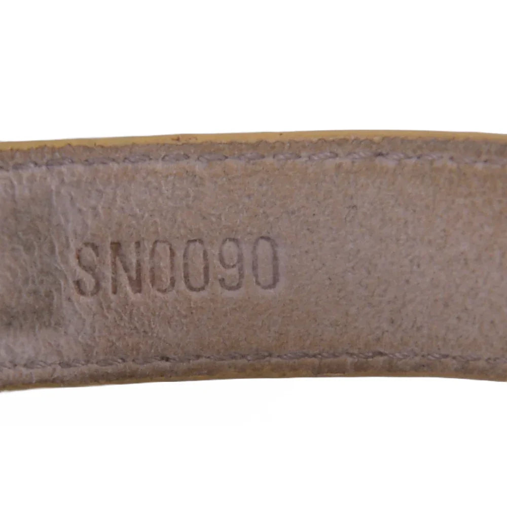 Louis Vuitton Good Luck Monogram Leather Bangle, Beige - Lost Designer