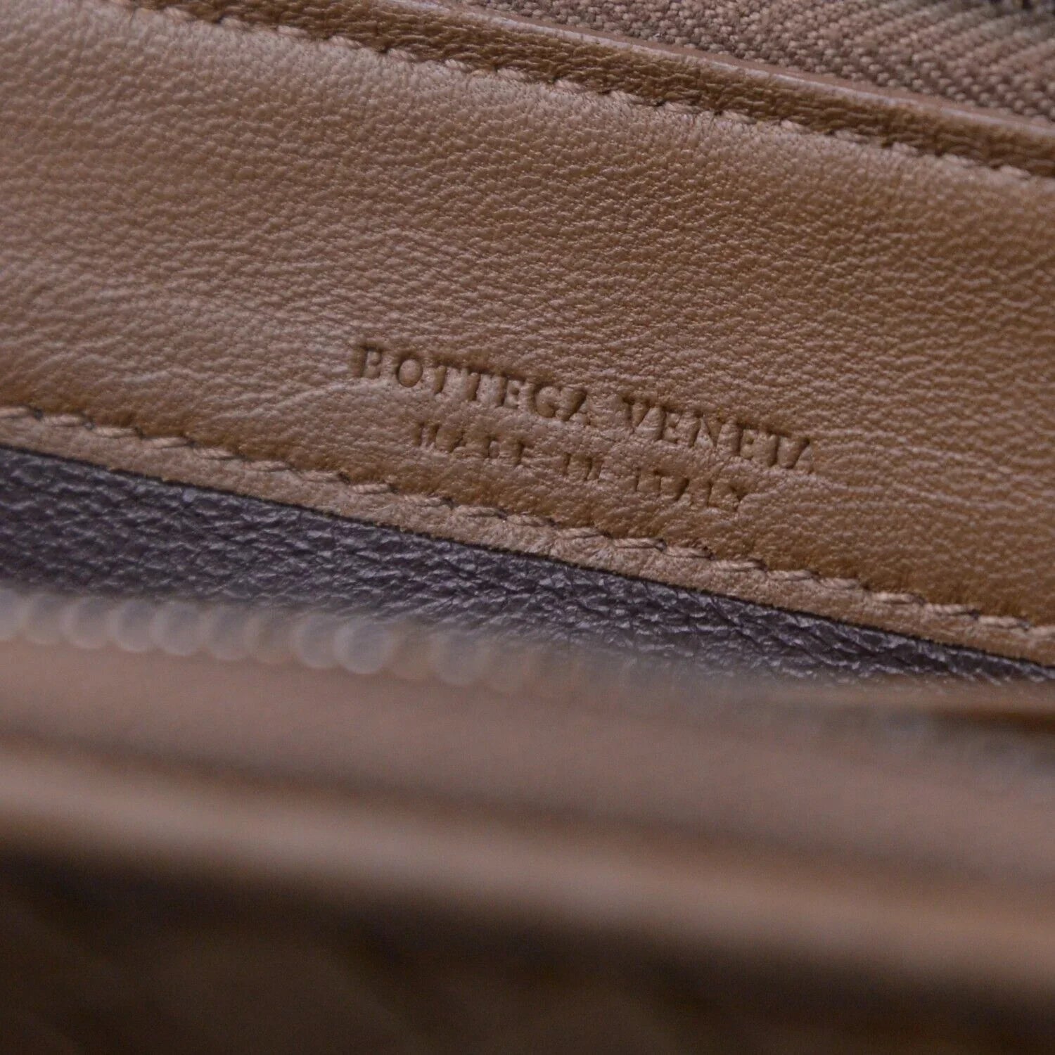 Bottega Veneta Intrecciato L-Shaped Long Wallet, Brown - Lost Designer