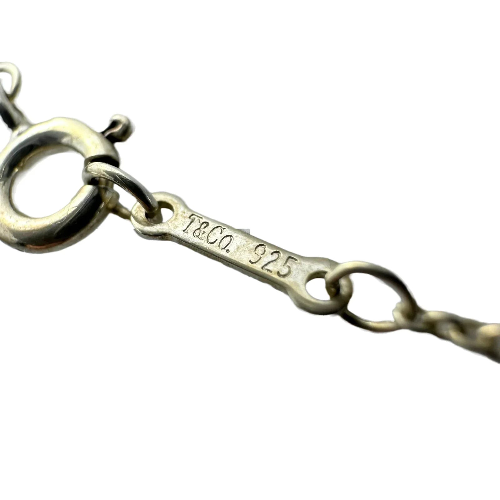 Tiffany & Co Paloma Picasso Loving Heart Pendant Necklace Sterling Silver