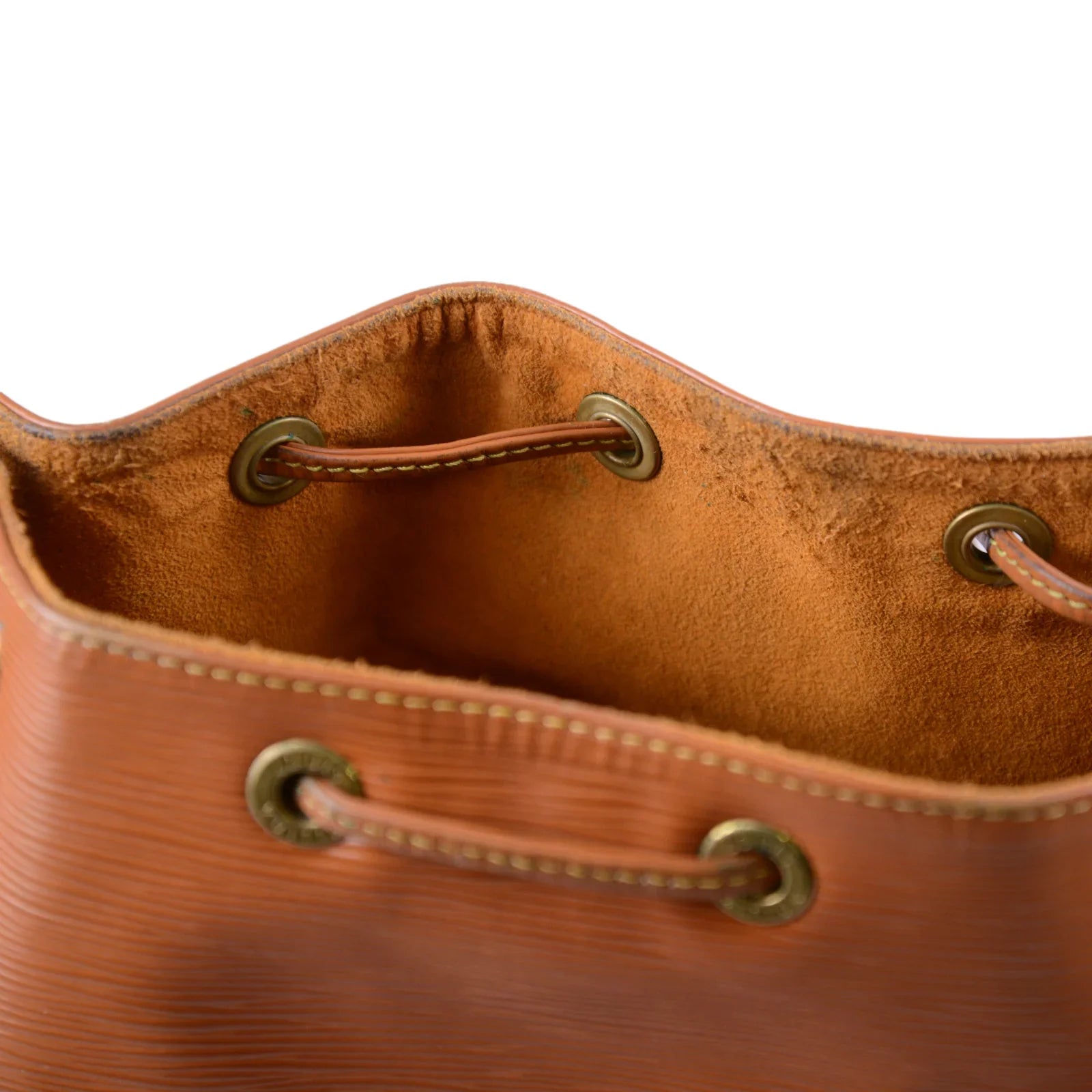 Louis Vuitton Epi Noe Bucket Petit Mini Bag Brown - Lost Designer