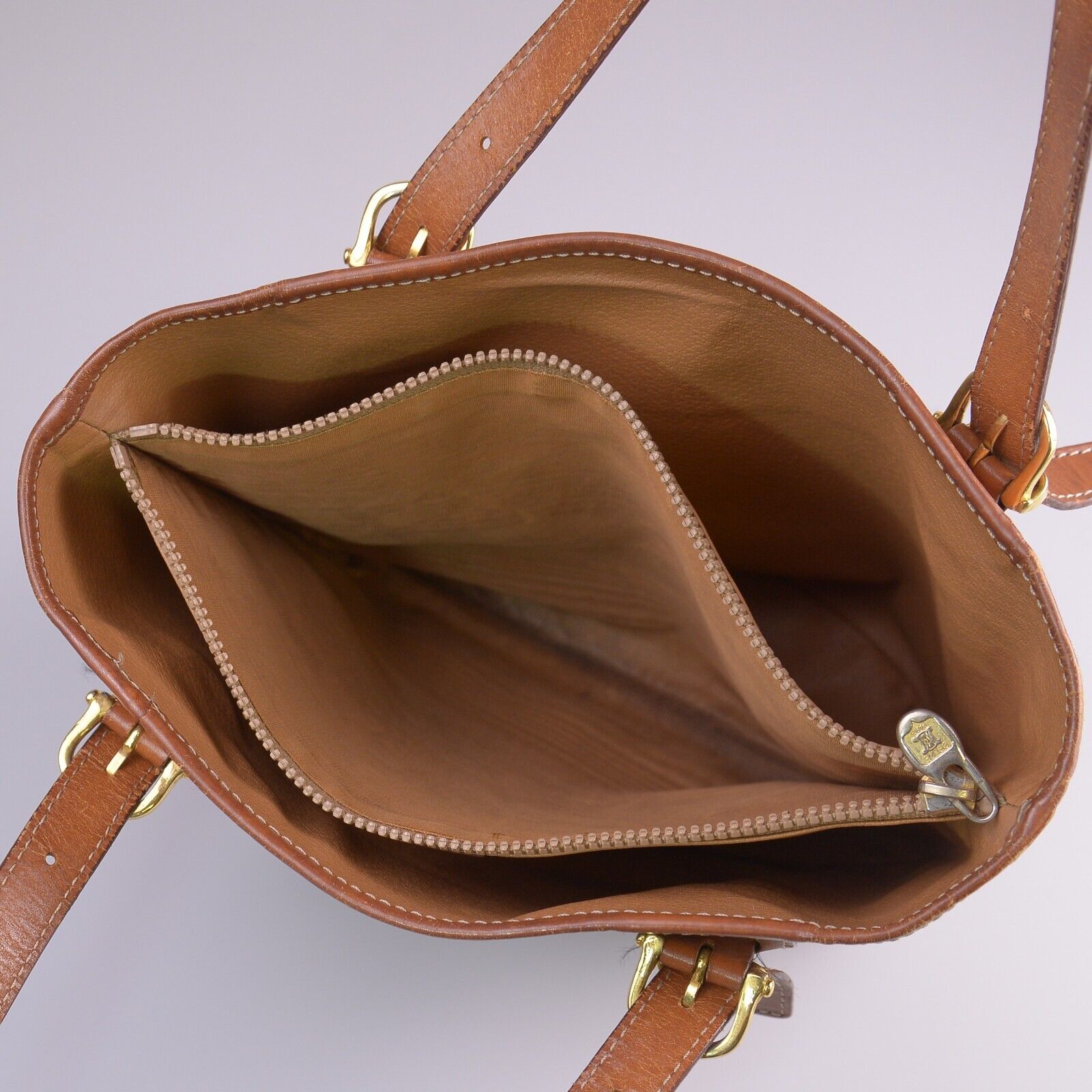 Celine Macadam Monogram Tote Bag Brown