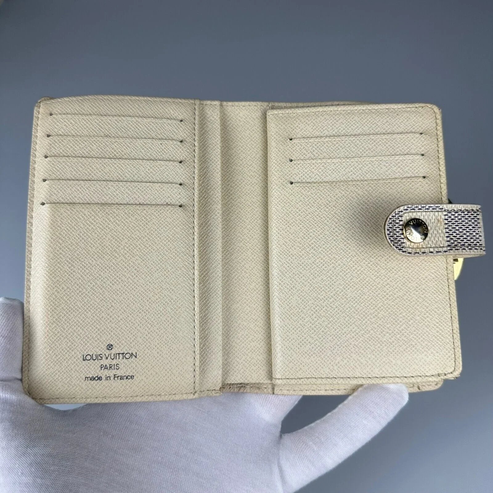 Louis Vuitton Damier Azul Portefeuille Viennois Fold Wallet - Lost Designer