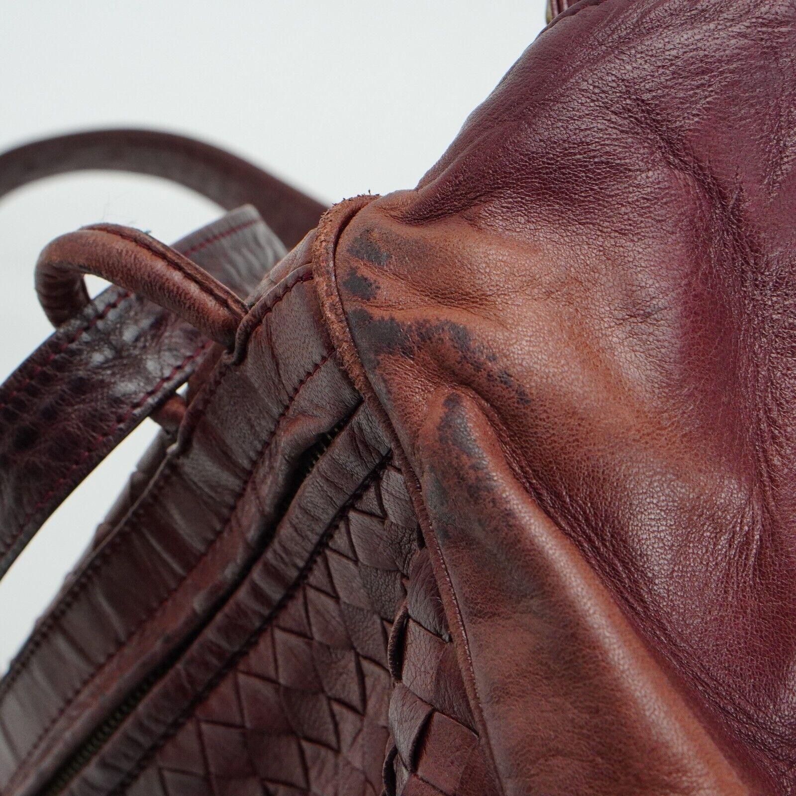 Bottega Veneta Intrecciato Leather Fold Over Shoulder Bag Brown - Lost Designer