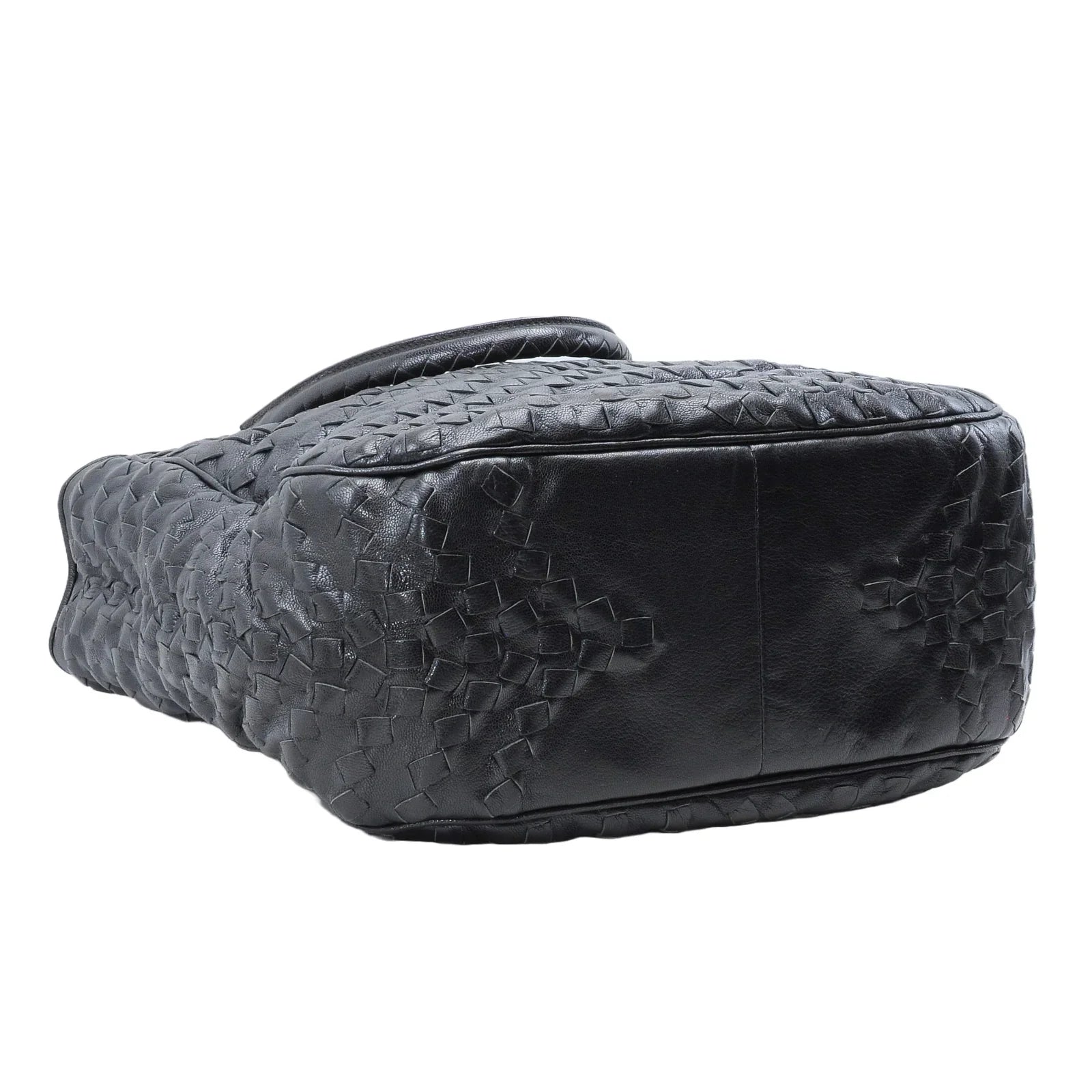 Bottega Veneta Intrecciato Tote Bag Black - Lost Designer