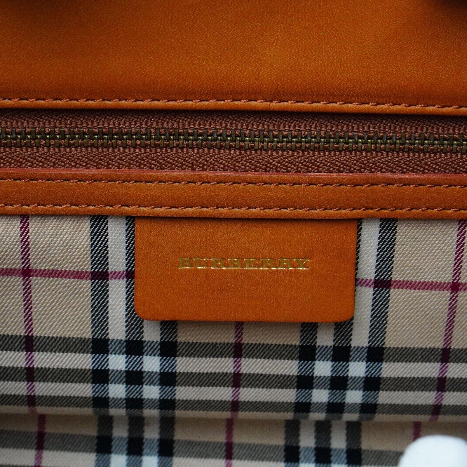 Burberry Leather Shoulder Bag Brown