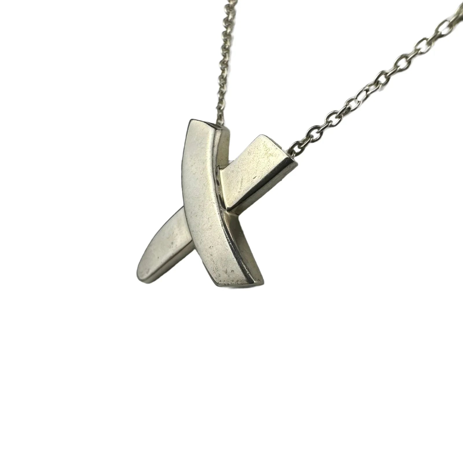 Tiffany & Co Paloma's Graffiti X Pendant Necklace Sterling Silver