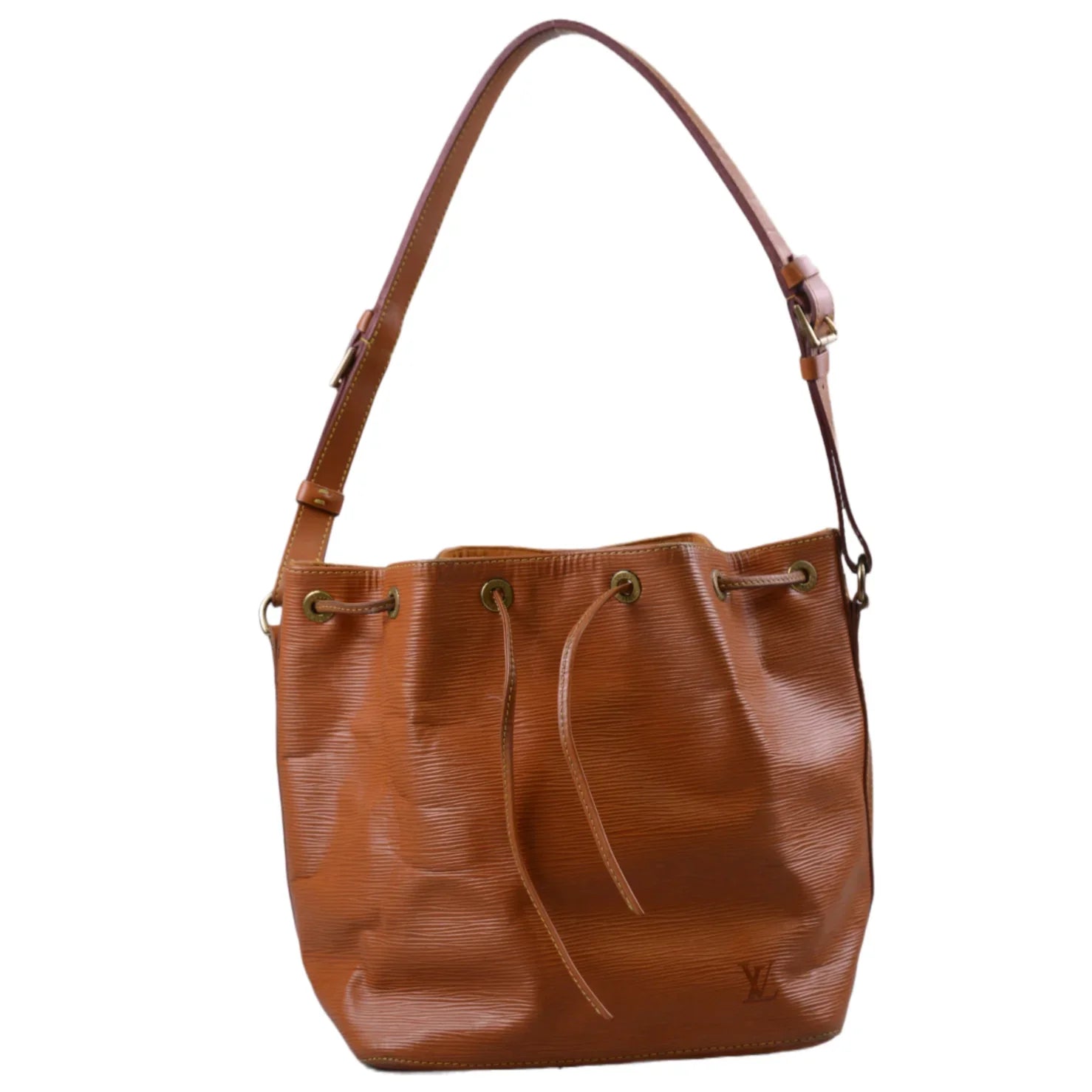 Louis Vuitton Epi Noe Bucket Petit Mini Bag Brown