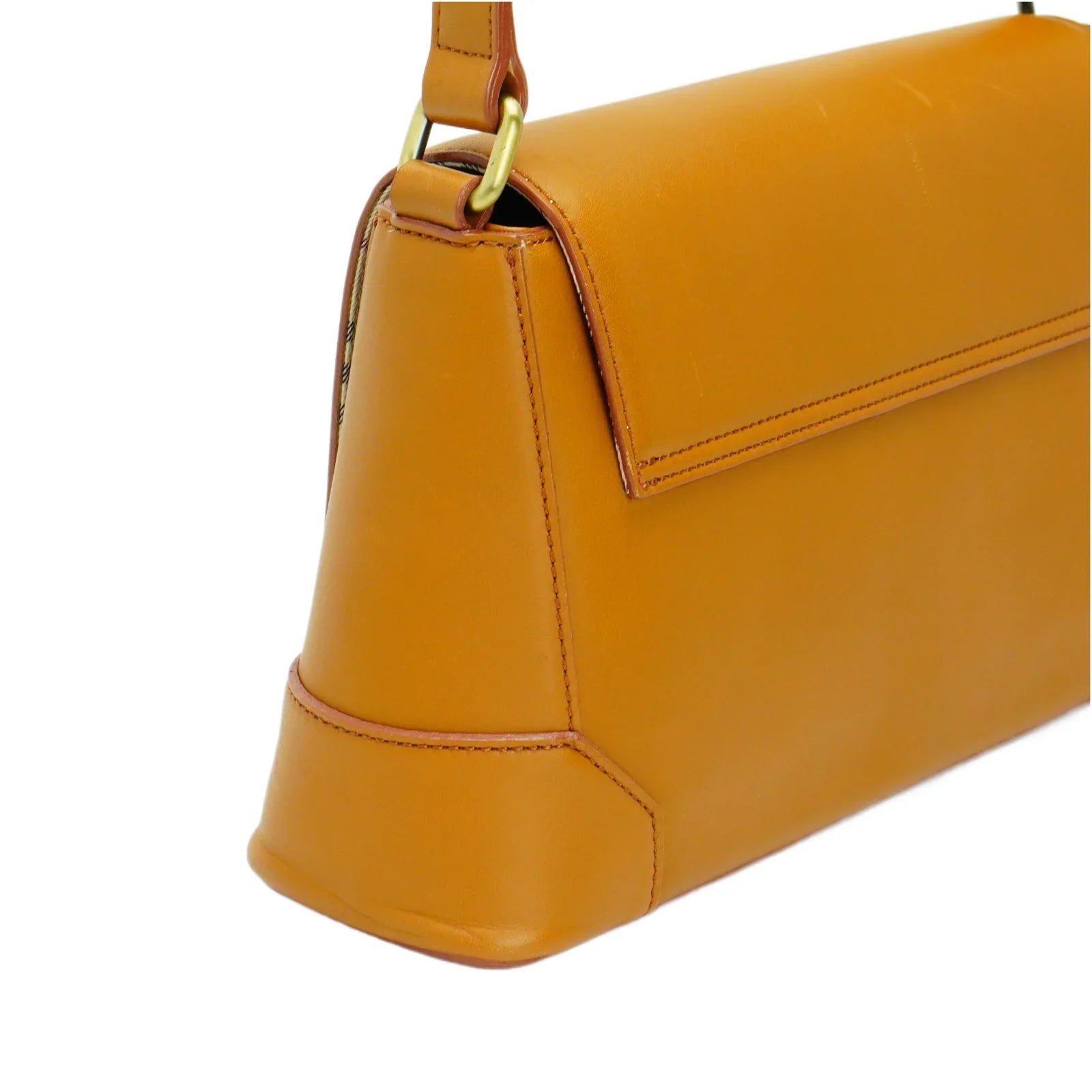 Burberry Leather Shoulder Bag Brown