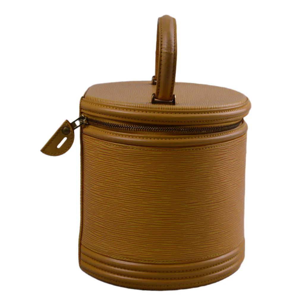 Louis Vuitton Epi Leather Cannes Vanity Bag, Yellow