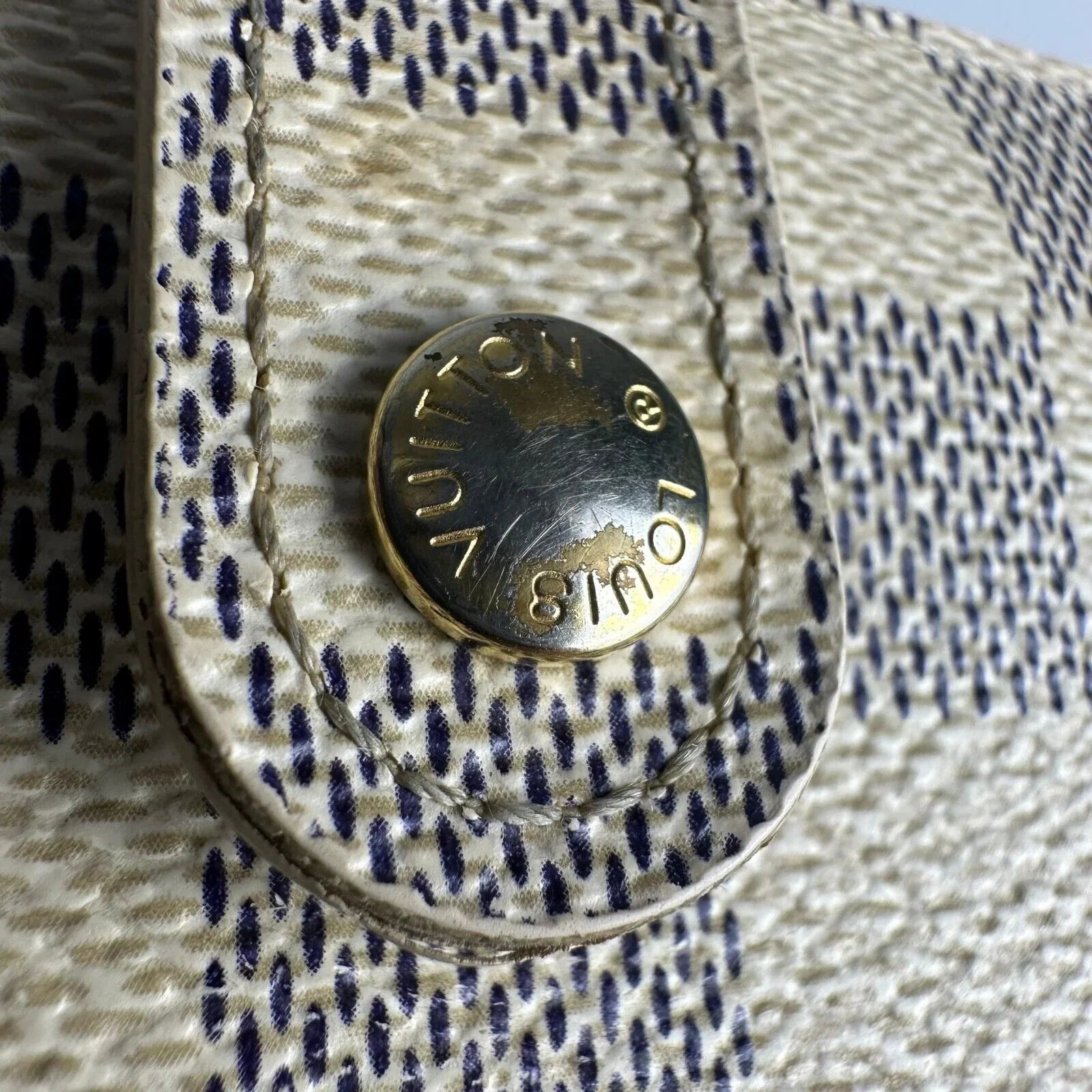 Louis Vuitton Damier Azul Portefeuille Viennois Fold Wallet - Lost Designer