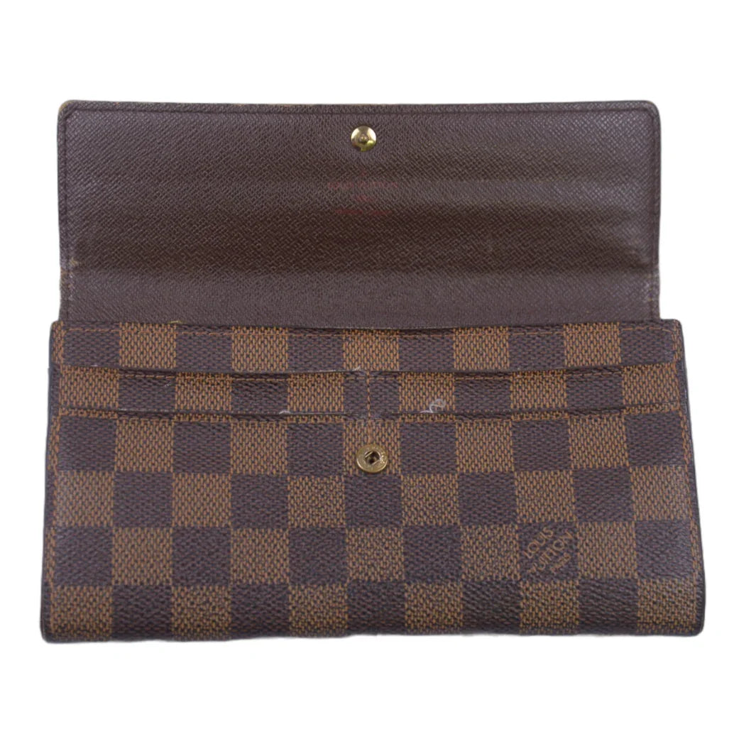Louis Vuitton Damier Bifold Monogram Long Wallet Portefeuille Sala - Lost Designer