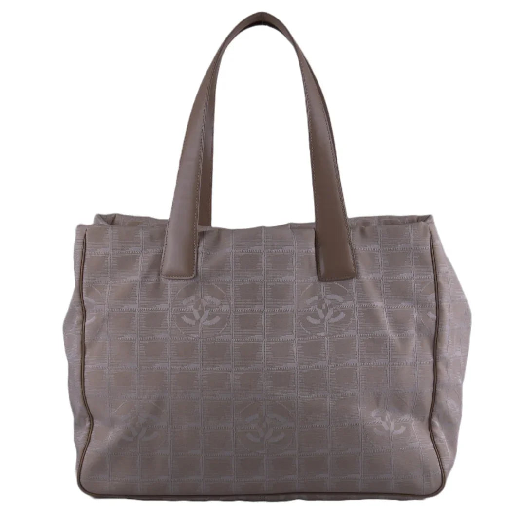 Chanel Travel Line Tote Bag Beige