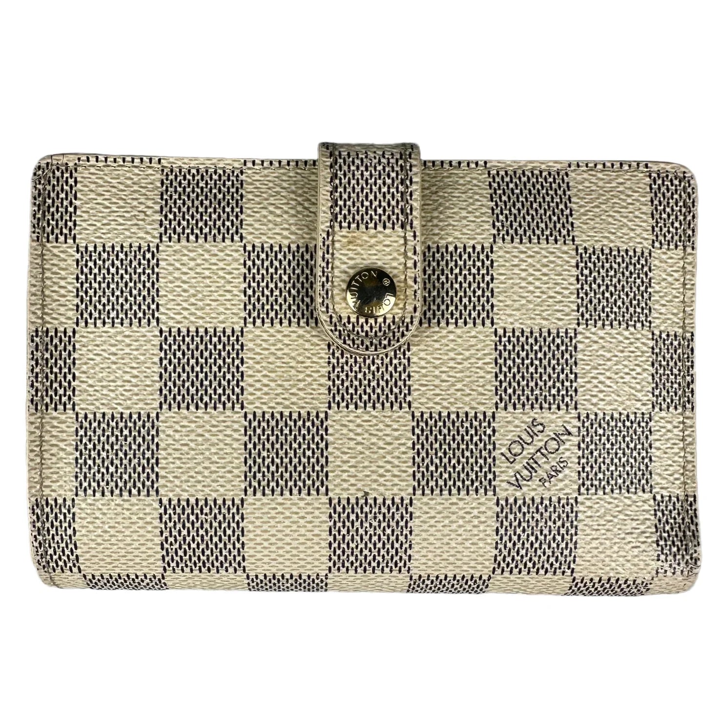 Louis Vuitton Damier Azul Portefeuille Viennois Fold Wallet