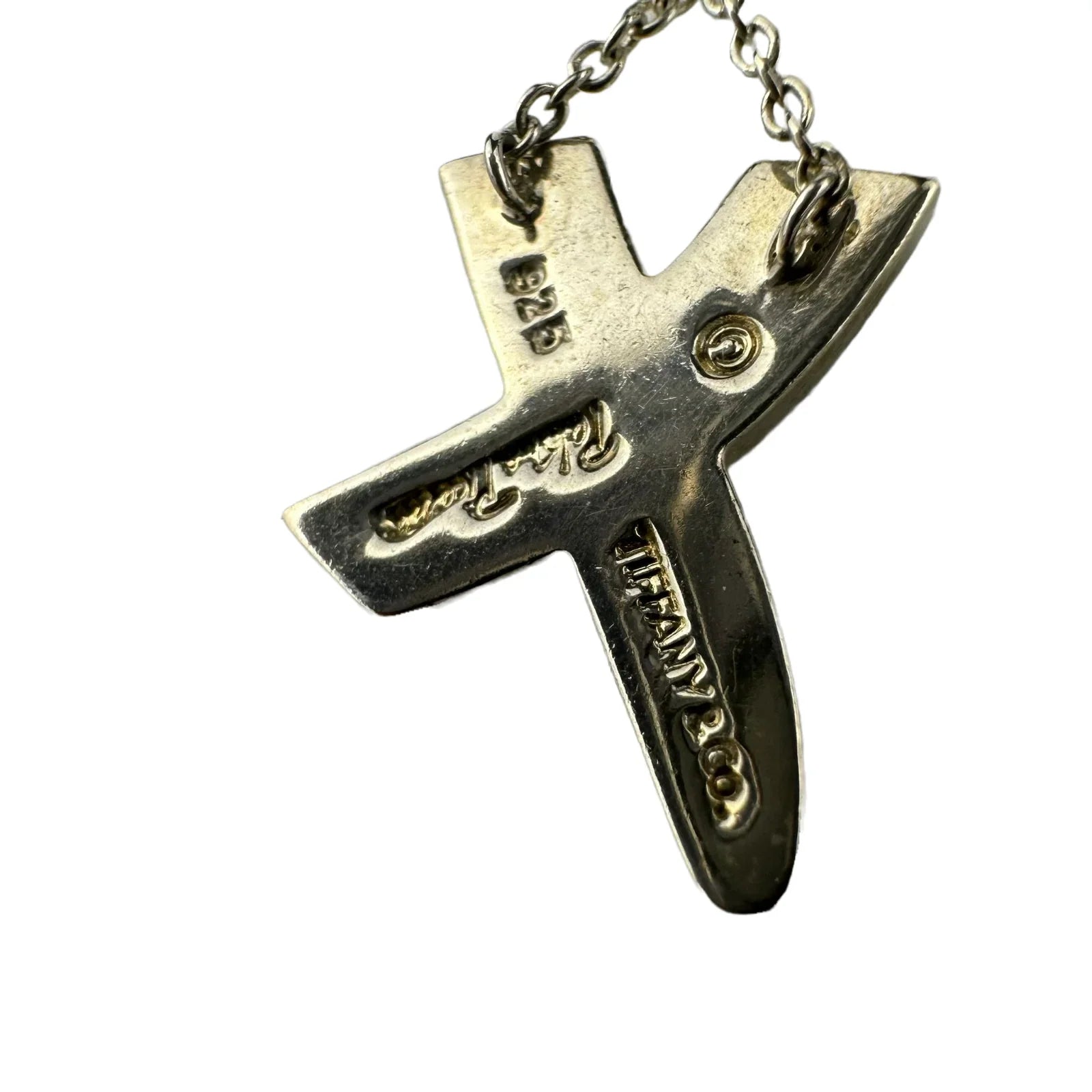 Tiffany & Co Paloma's Graffiti X Pendant Necklace Sterling Silver