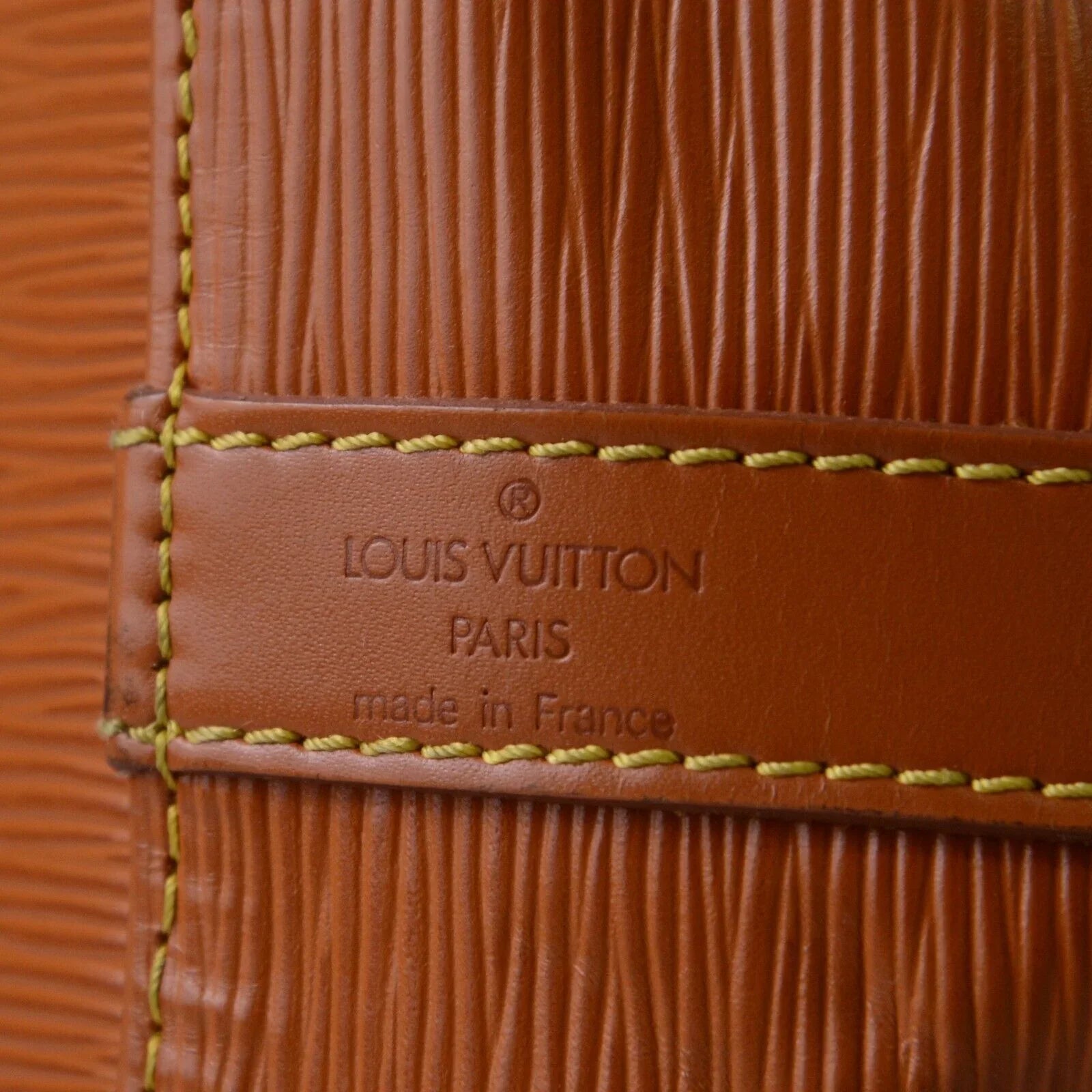 Louis Vuitton Epi Noe Bucket Petit Mini Bag Brown - Lost Designer