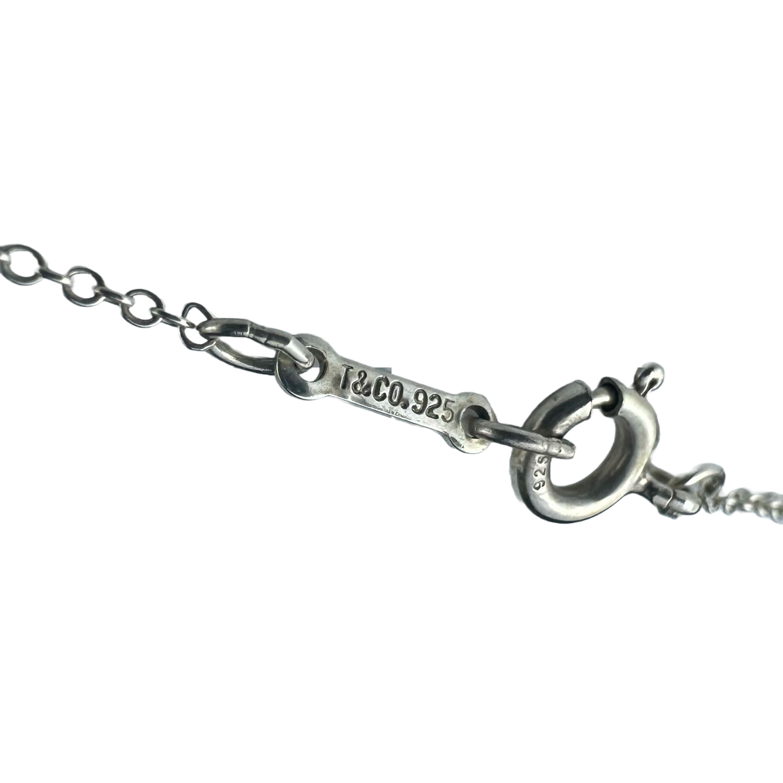 Tiffany & Co Paloma Picasso Loving Heart Pendant Necklace Sterling Silver