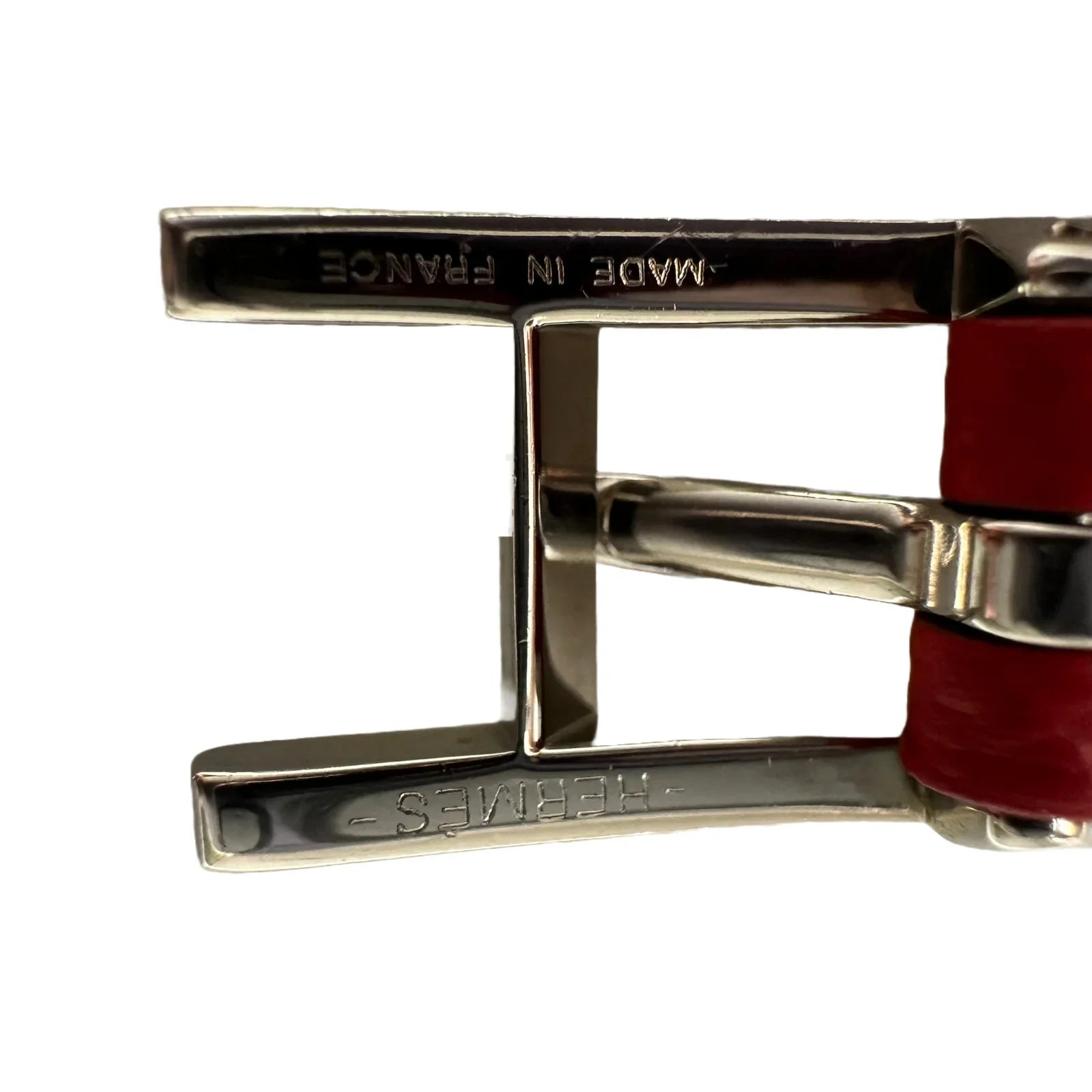 Hermes Behapi Double Tour Bracelet, Red/ Classic Orange, XS