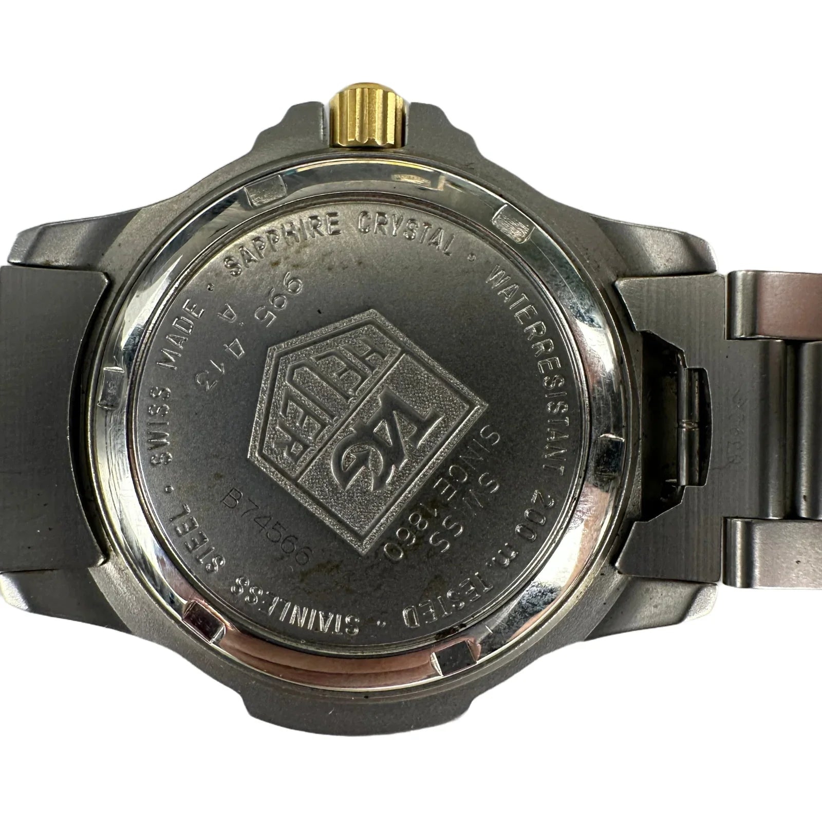 Tag Heuer 995.413 Professional Quartz 4000 series watch Gold/Steel 200m