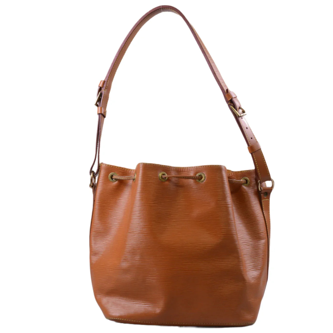 Louis Vuitton Epi Noe Bucket Petit Mini Bag Brown