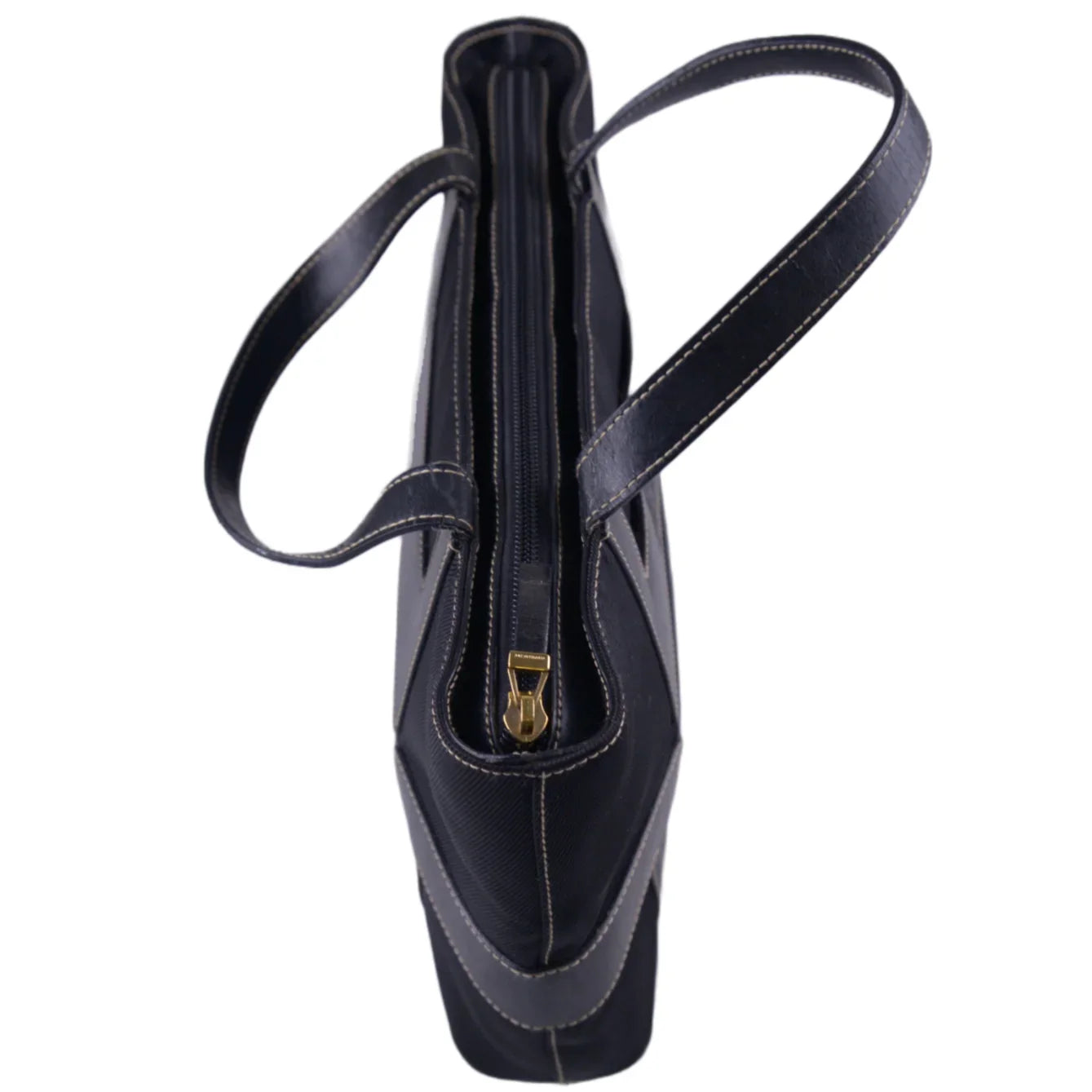 Givenchy Handbag Leather x Canvas Bag Black