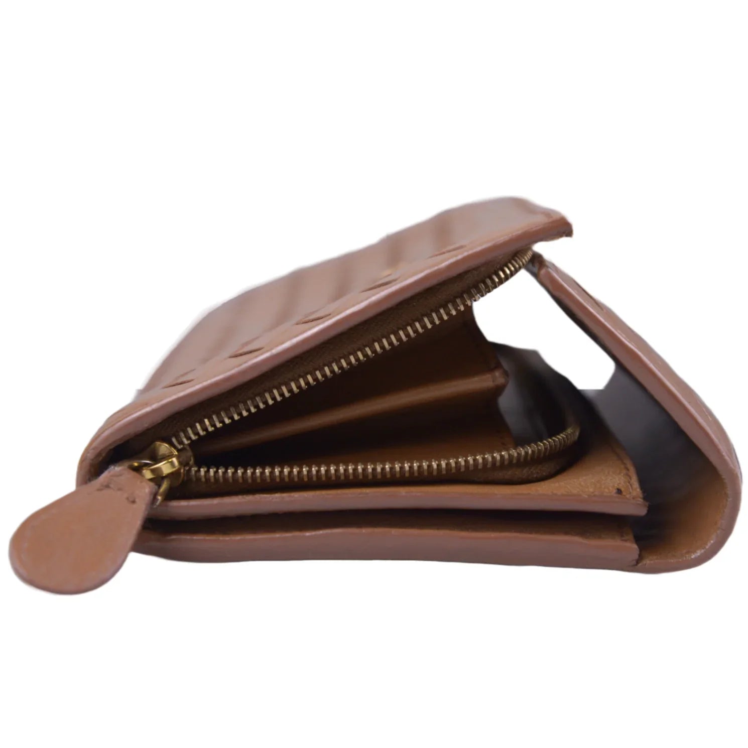 Bottega Veneta Intrecciato Long Wallet, Brown