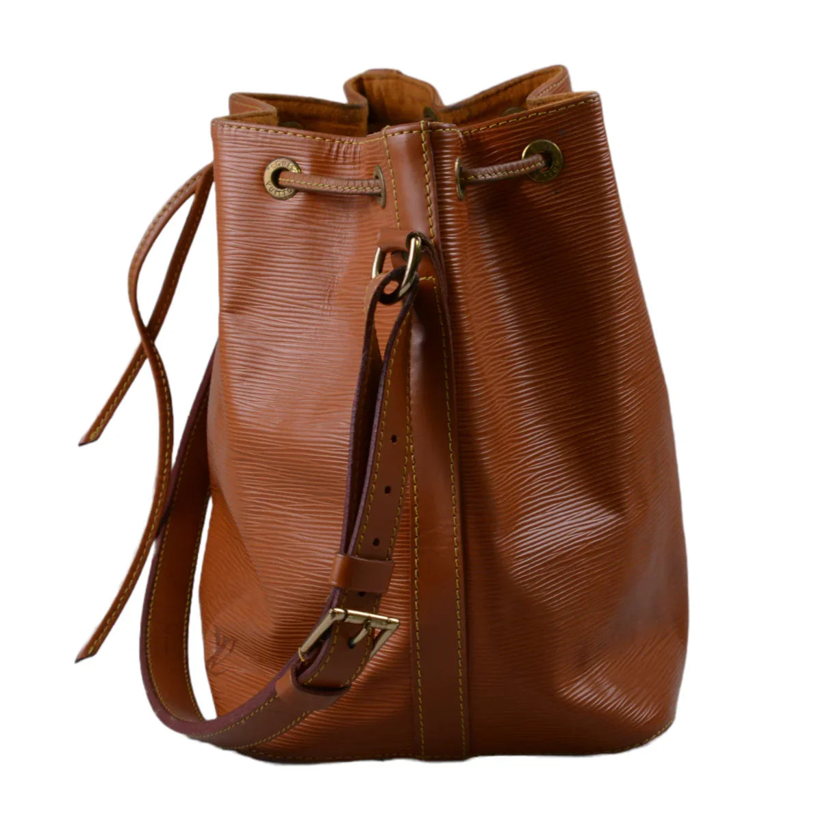 Louis Vuitton Epi Noe Bucket Petit Mini Bag Brown - Lost Designer