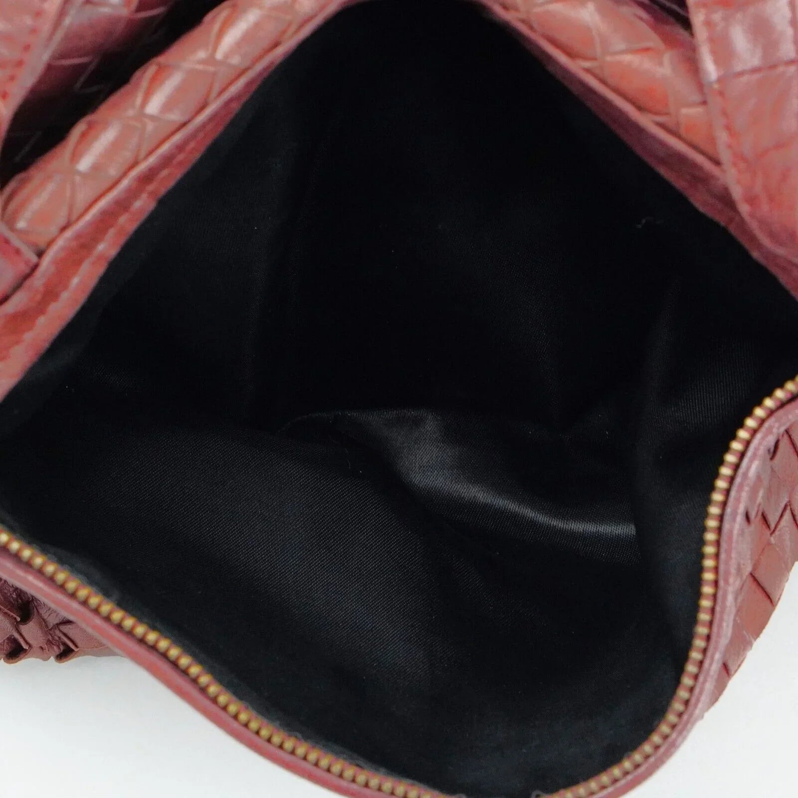 Bottega Veneta Intrecciato Leather Fold Over Shoulder Bag Brown - Lost Designer