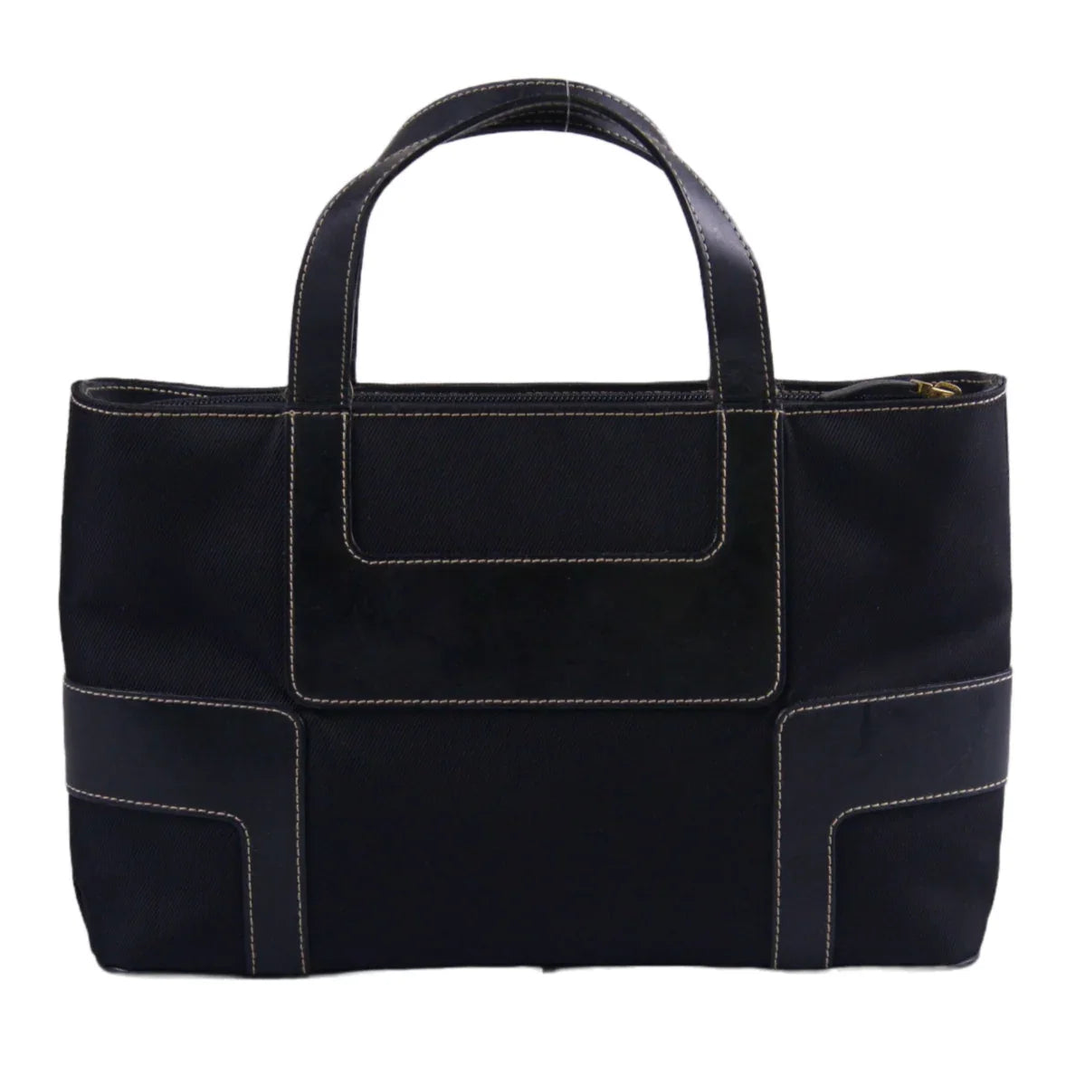 Givenchy Handbag Leather x Canvas Bag Black