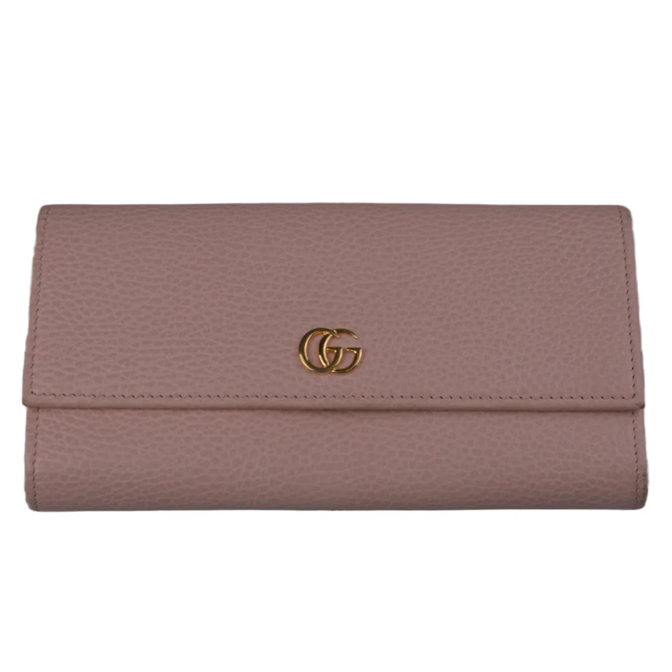 Gucci GG Marmont Continental Long Wallet Pink