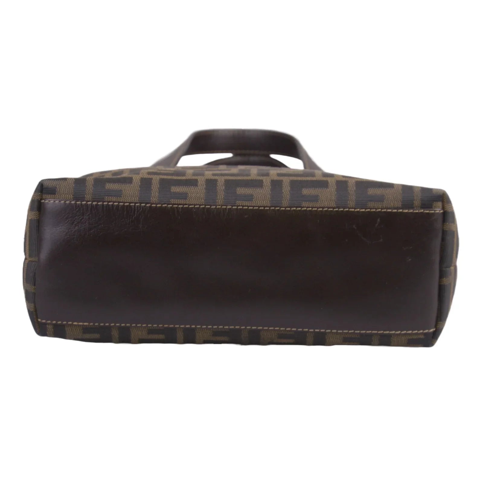 Fendi FF Zucca Monogram Handbag Tobacco - Lost Designer